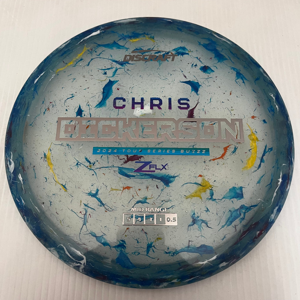 Discraft 2024 Chris Dickerson Tour Series Jawbreaker Z FLX Buzzz 5/4/-1/1