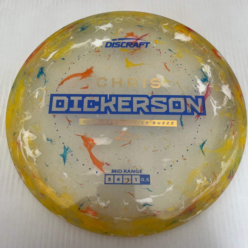 Discraft 2024 Chris Dickerson Tour Series Jawbreaker Z FLX Buzzz 5/4/-1/1