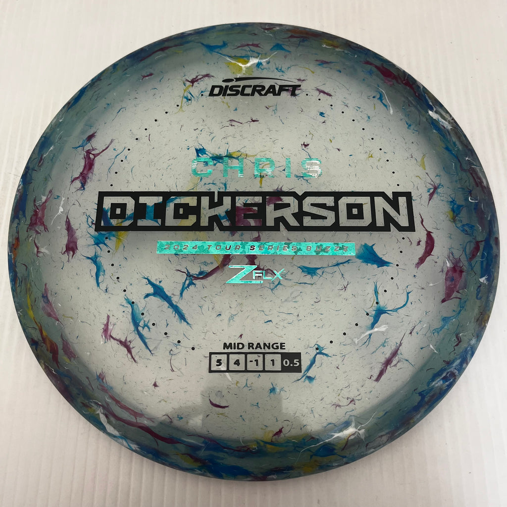 Discraft 2024 Chris Dickerson Tour Series Jawbreaker Z FLX Buzzz 5/4/-1/1