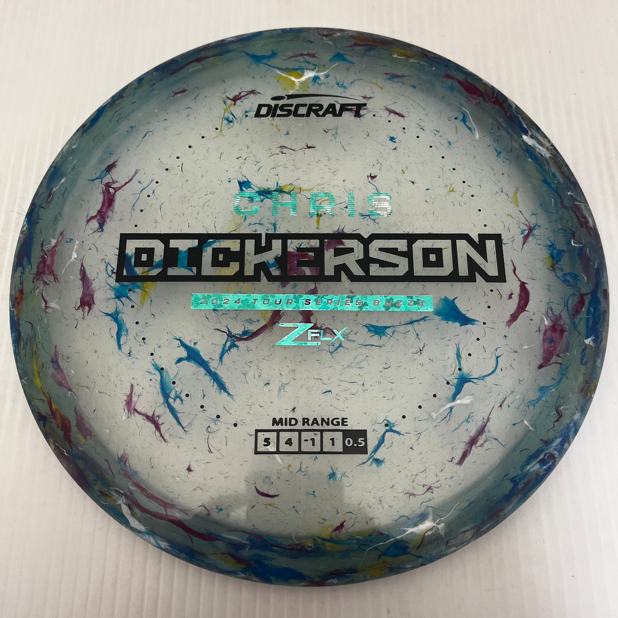 Discraft 2024 Chris Dickerson Tour Series Jawbreaker Z FLX Buzzz 5/4/-1/1