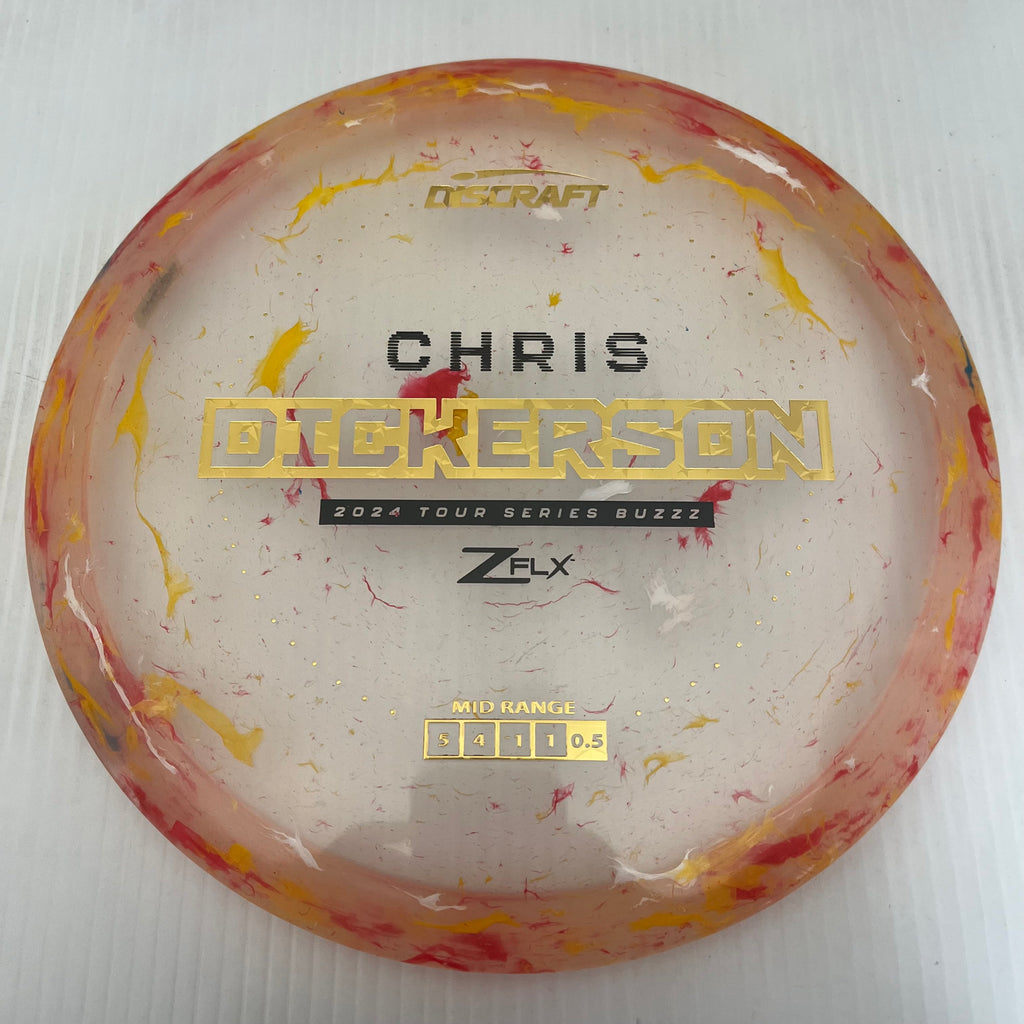 Discraft 2024 Chris Dickerson Tour Series Jawbreaker Z FLX Buzzz 5/4/-1/1