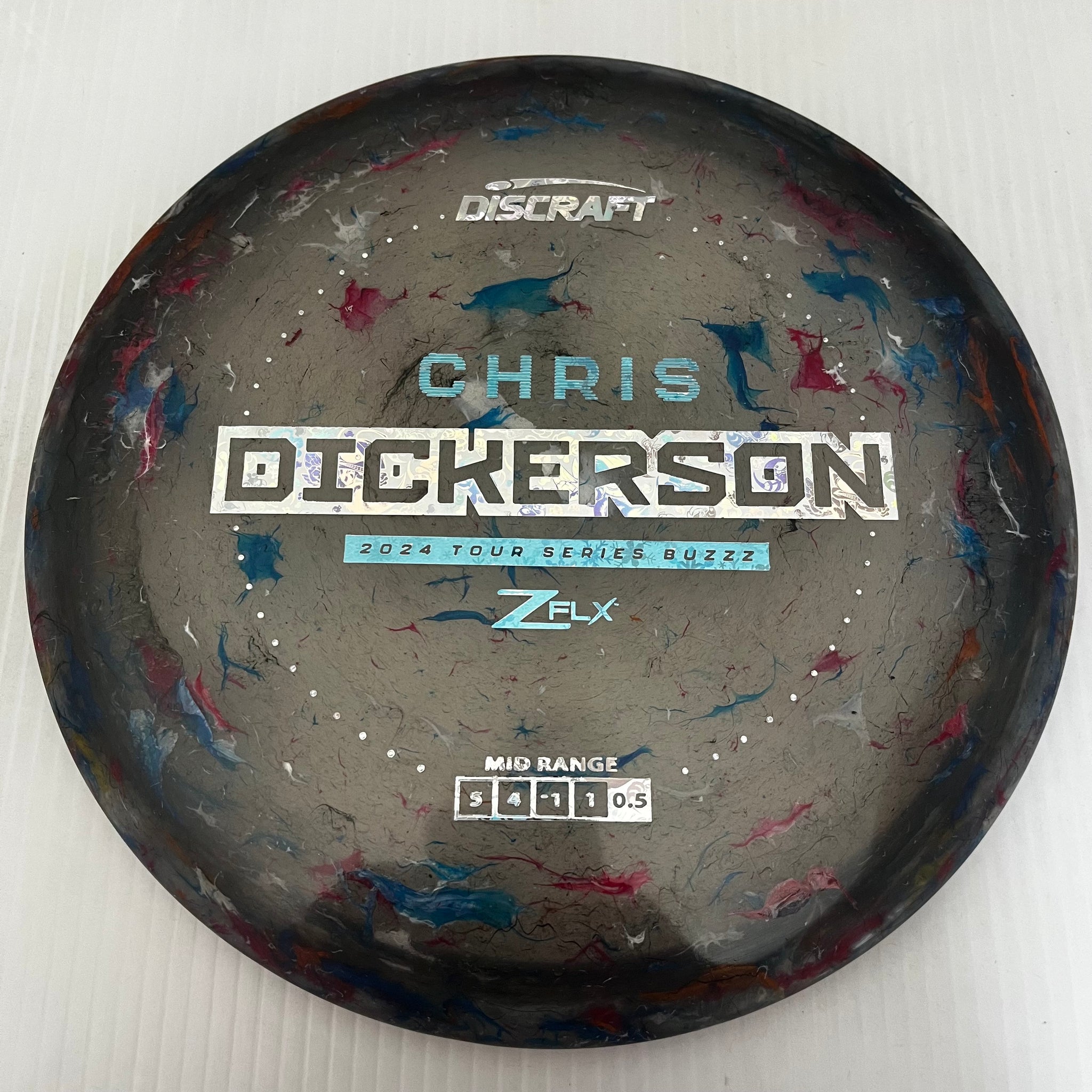 Discraft 2024 Chris Dickerson Tour Series Jawbreaker Z FLX Buzzz 5/4/-1/1