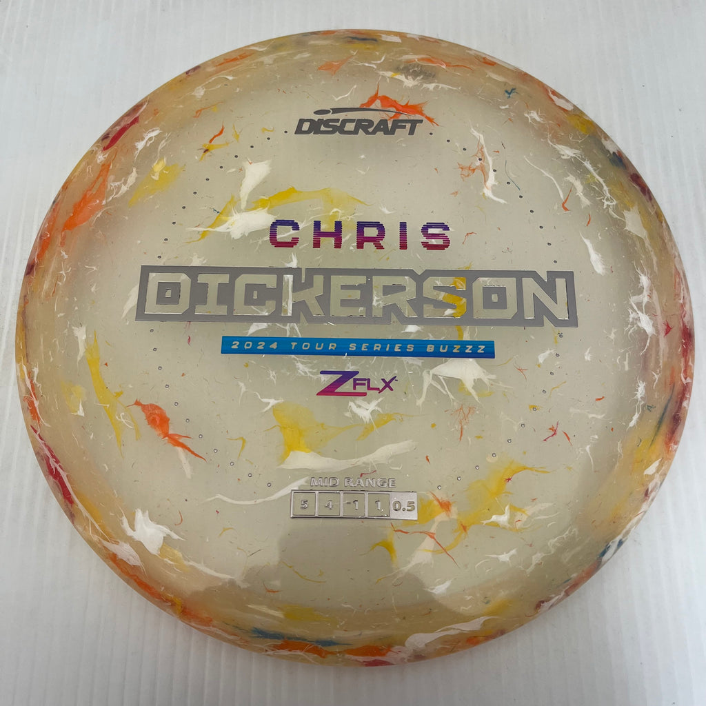 Discraft 2024 Chris Dickerson Tour Series Jawbreaker Z FLX Buzzz 5/4/-1/1