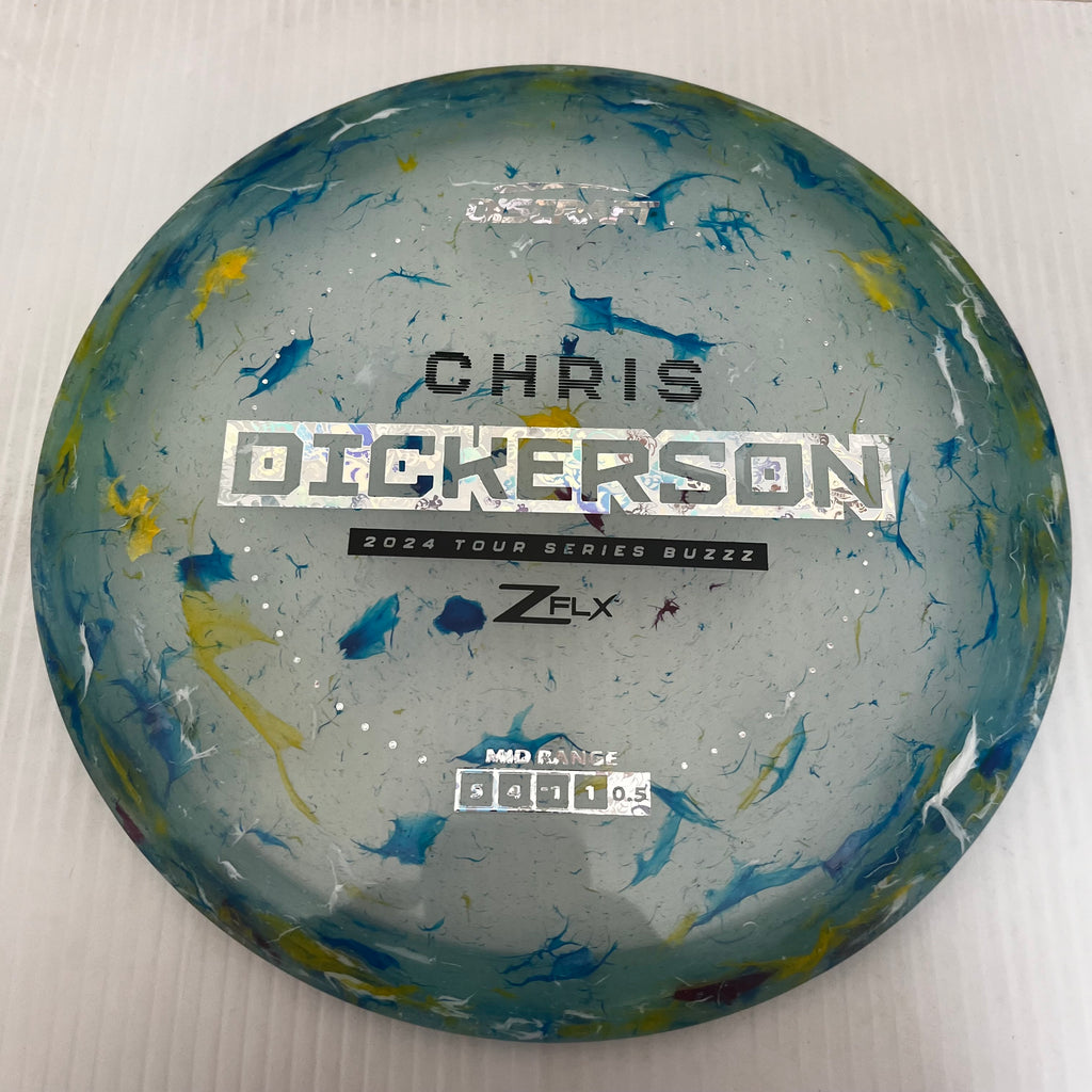 Discraft 2024 Chris Dickerson Tour Series Jawbreaker Z FLX Buzzz 5/4/-1/1