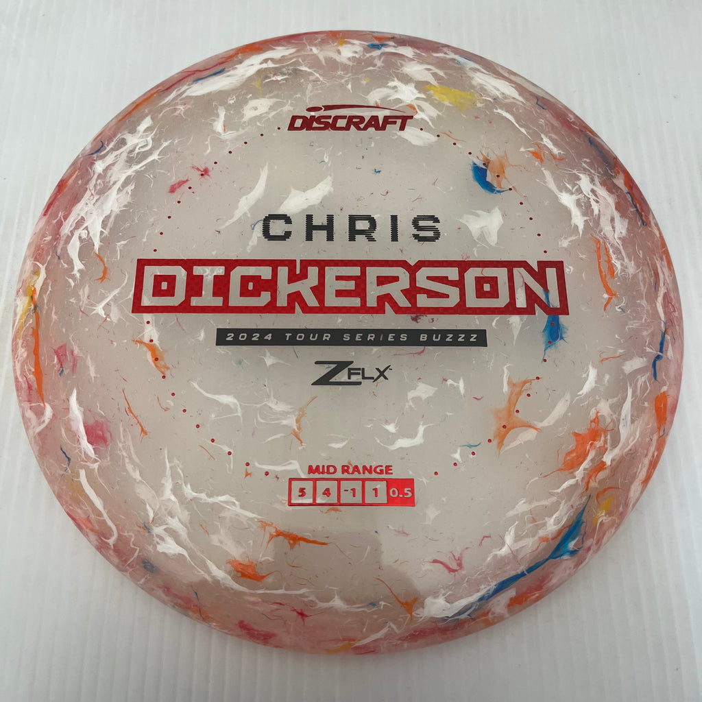 Discraft 2024 Chris Dickerson Tour Series Jawbreaker Z FLX Buzzz 5/4/-1/1