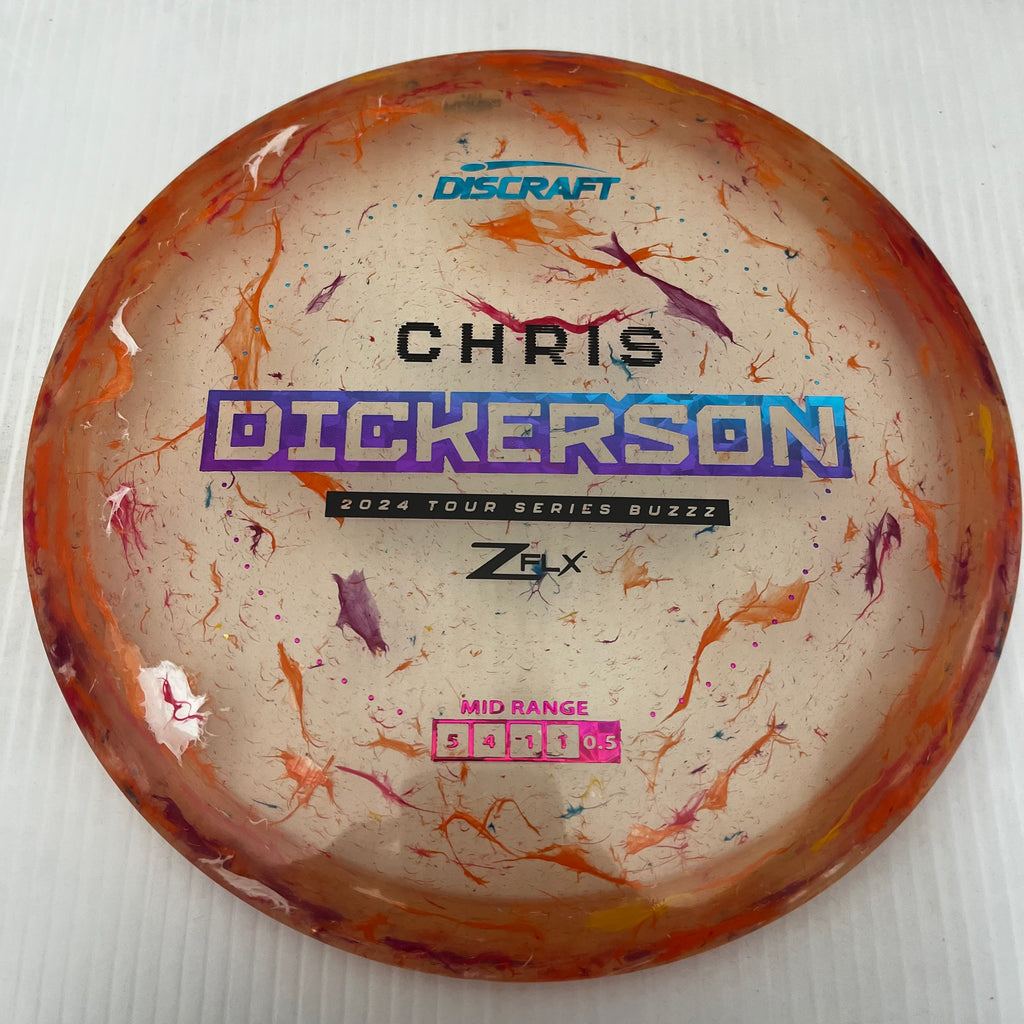Discraft 2024 Chris Dickerson Tour Series Jawbreaker Z FLX Buzzz 5/4/-1/1