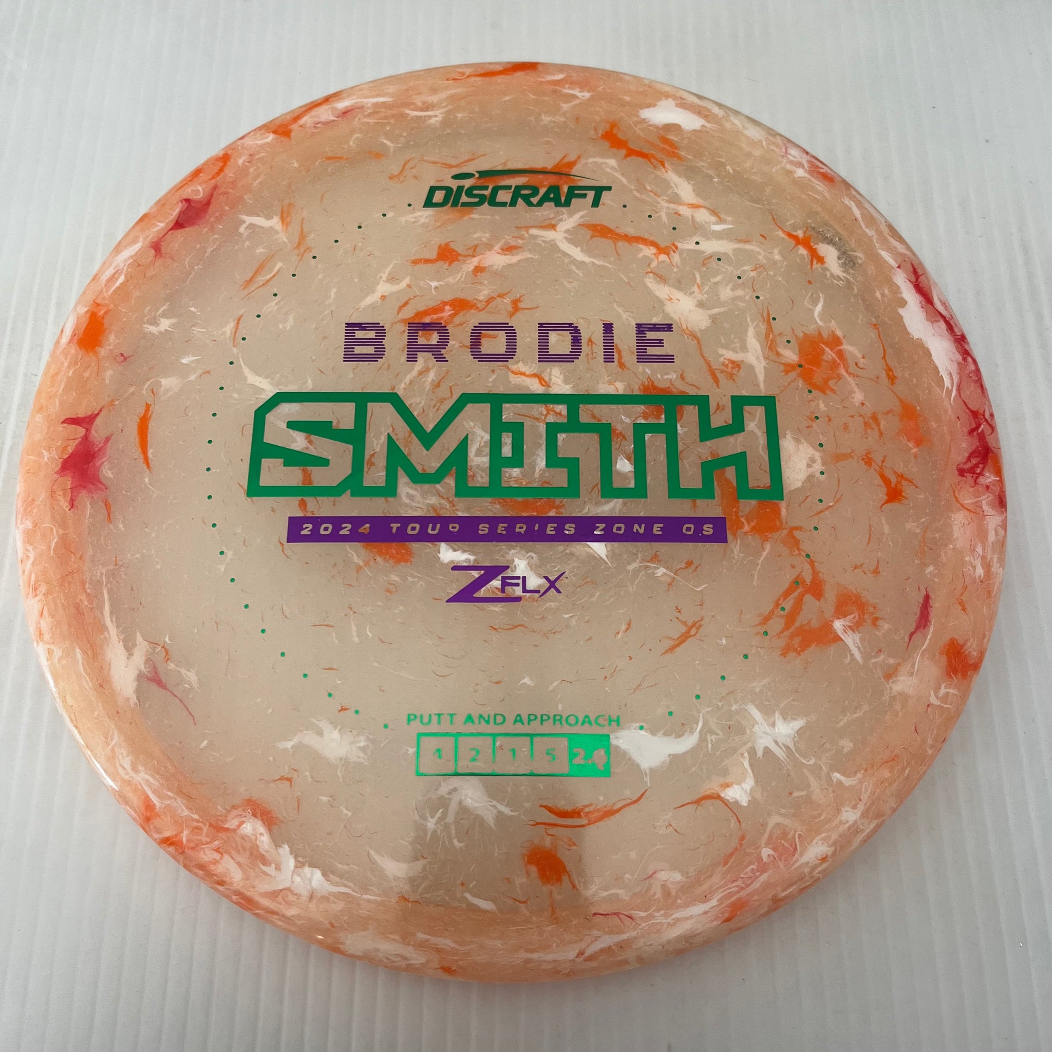 Discraft 2024 Brodie Smith Tour Series Jawbreaker Z FLX Zone OS 4/2/1/5