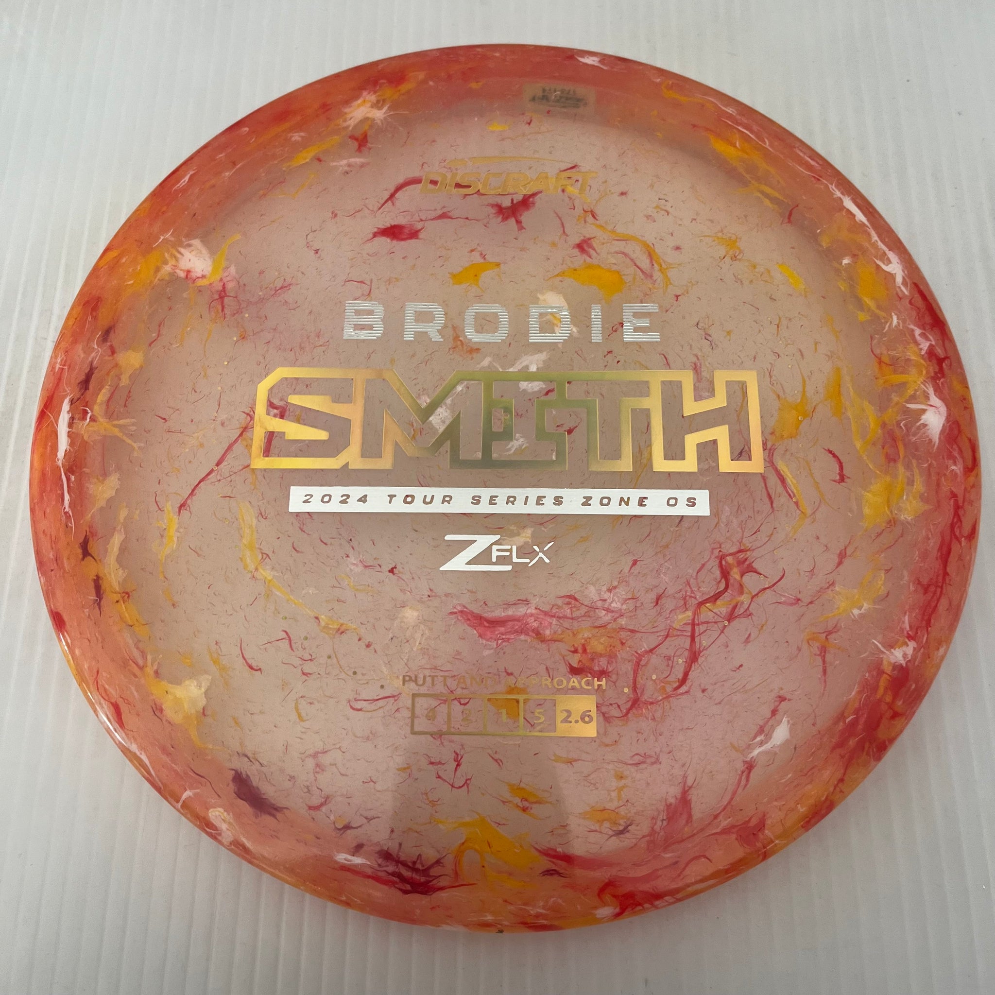 Discraft 2024 Brodie Smith Tour Series Jawbreaker Z FLX Zone OS 4/2/1/5