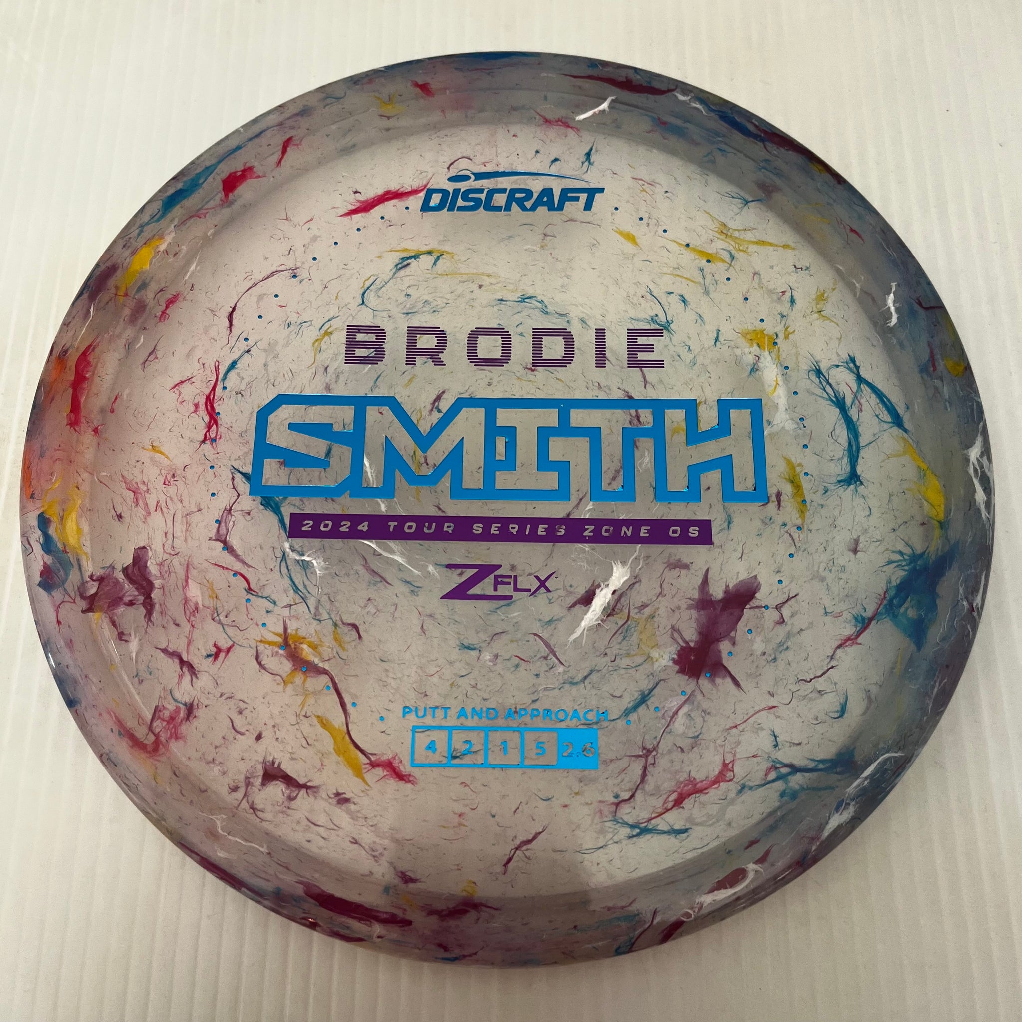 Discraft 2024 Brodie Smith Tour Series Jawbreaker Z FLX Zone OS 4/2/1/5