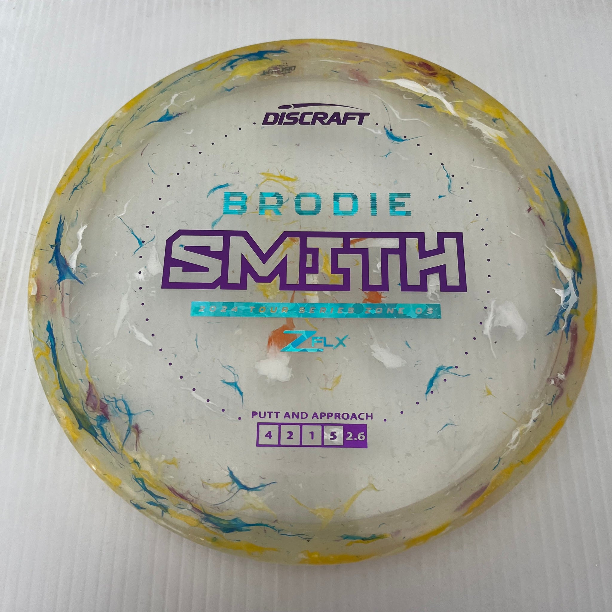 Discraft 2024 Brodie Smith Tour Series Jawbreaker Z FLX Zone OS 4/2/1/5