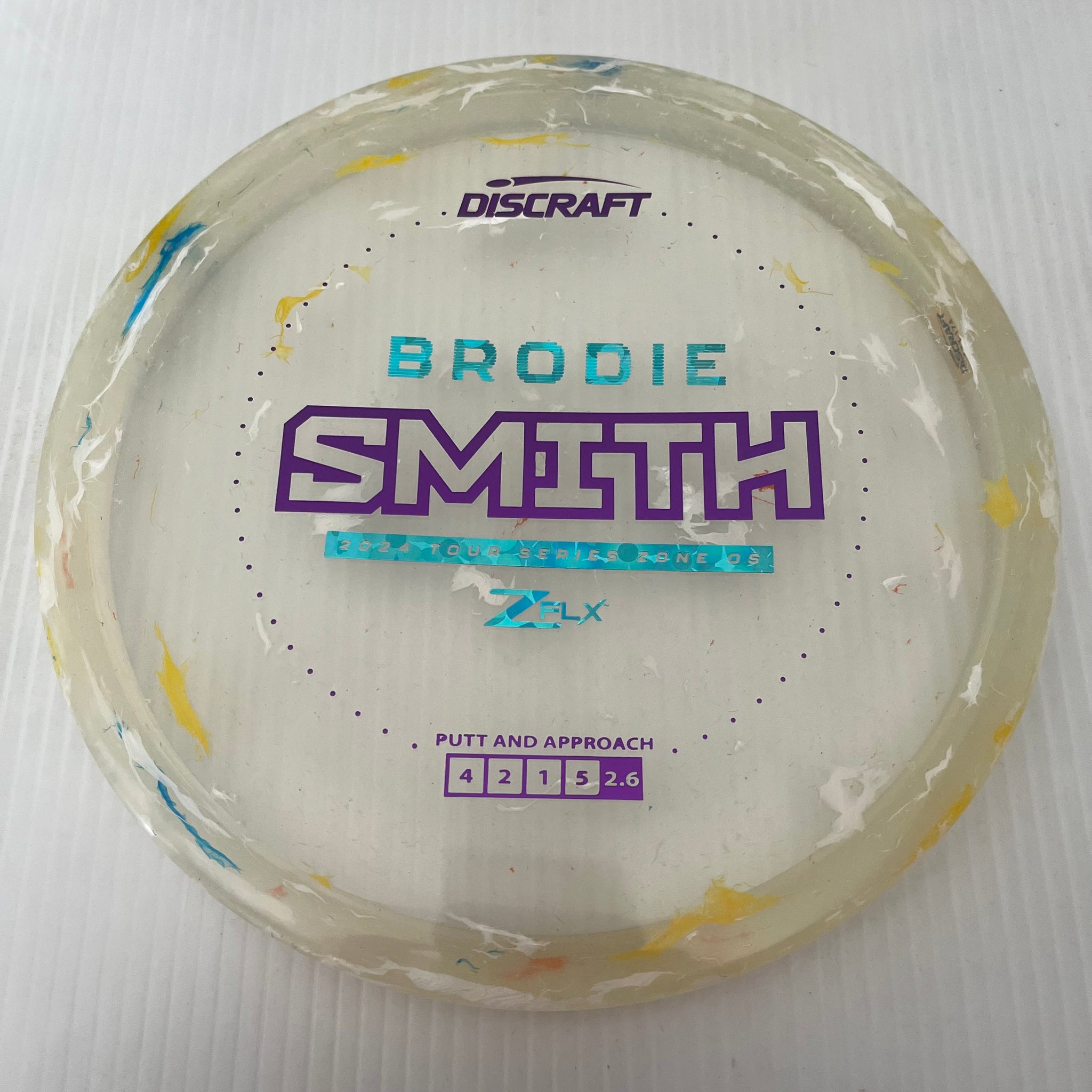 Discraft 2024 Brodie Smith Tour Series Jawbreaker Z FLX Zone OS 4/2/1/5