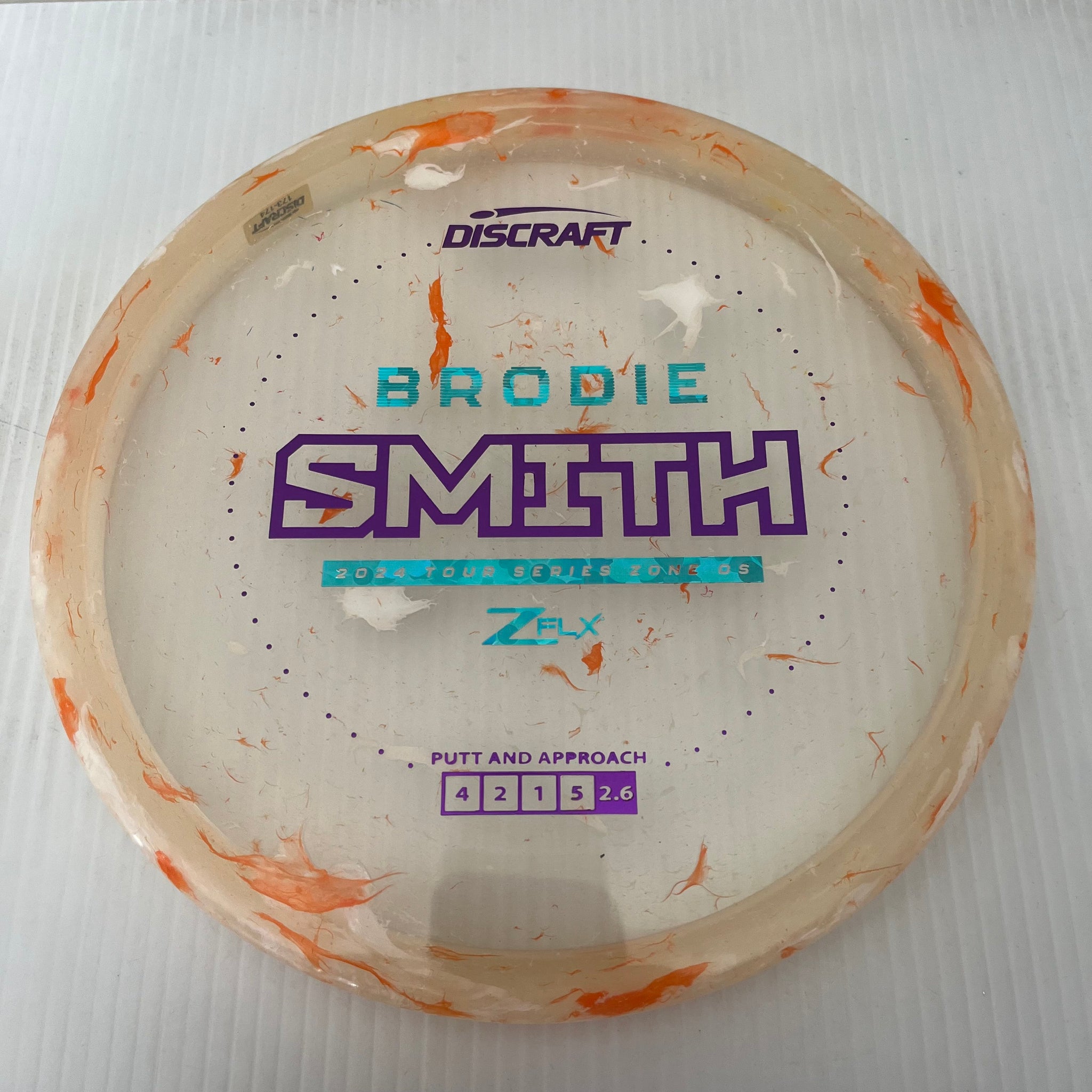 Discraft 2024 Brodie Smith Tour Series Jawbreaker Z FLX Zone OS 4/2/1/5