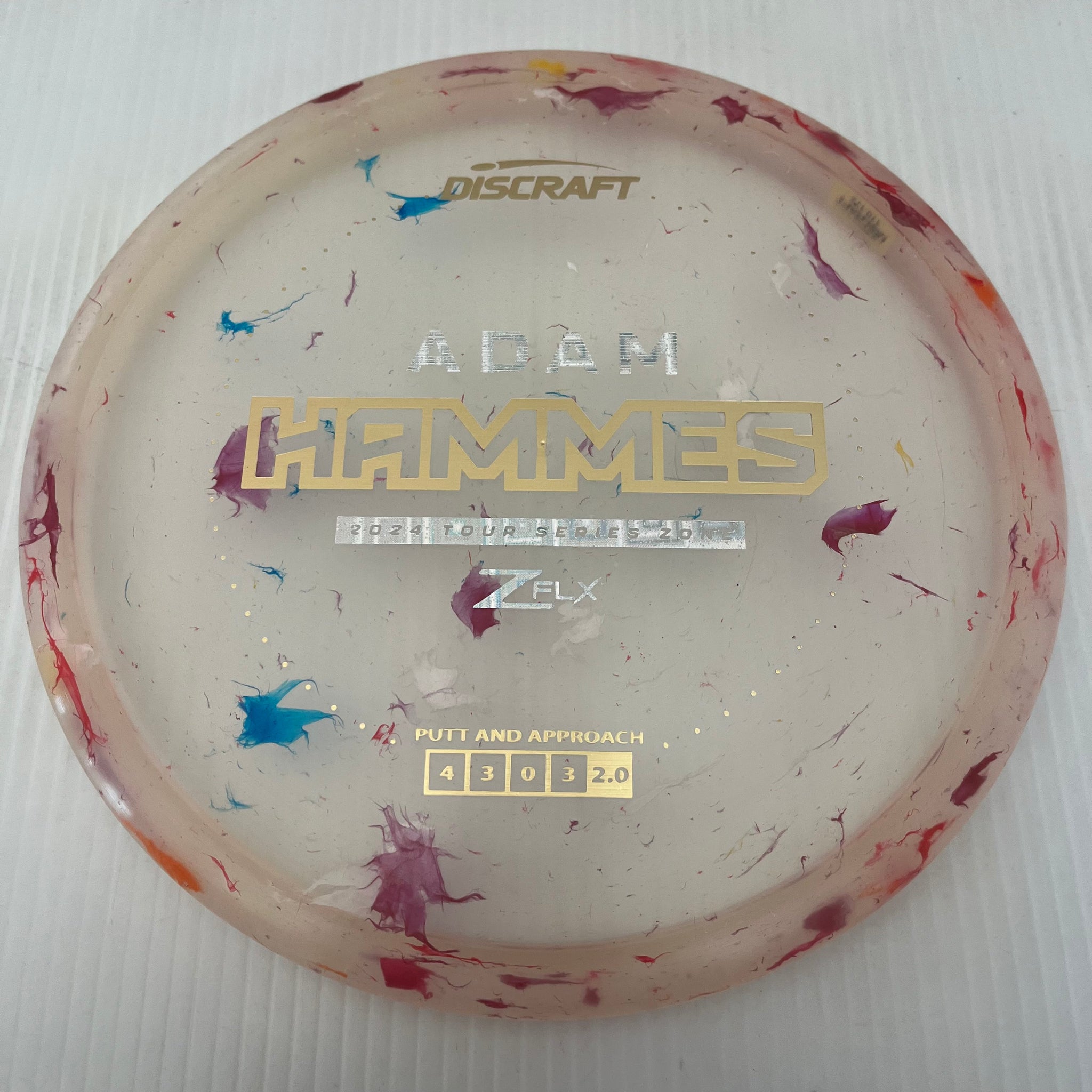 Discraft 2024 Adam Hammes Tour Series Jawbreaker Z FLX Zone 4/3/0/3