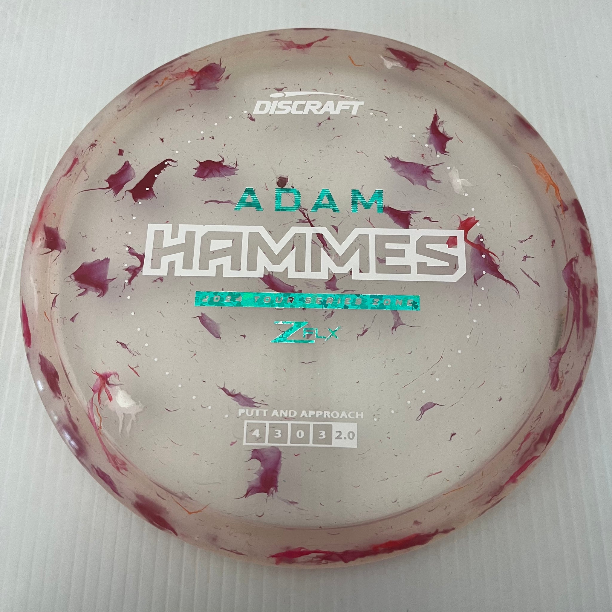 Discraft 2024 Adam Hammes Tour Series Jawbreaker Z FLX Zone 4/3/0/3