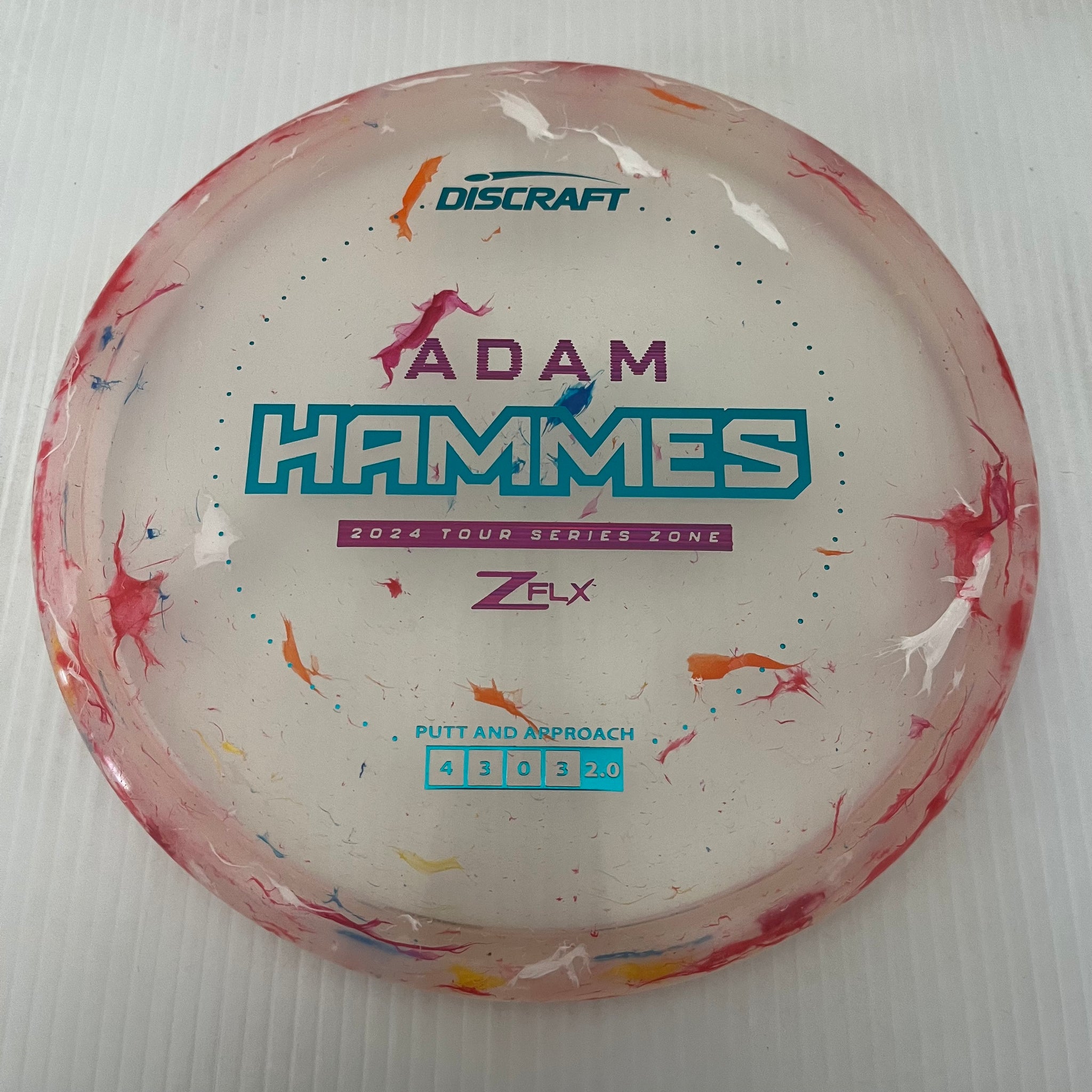 Discraft 2024 Adam Hammes Tour Series Jawbreaker Z FLX Zone 4/3/0/3