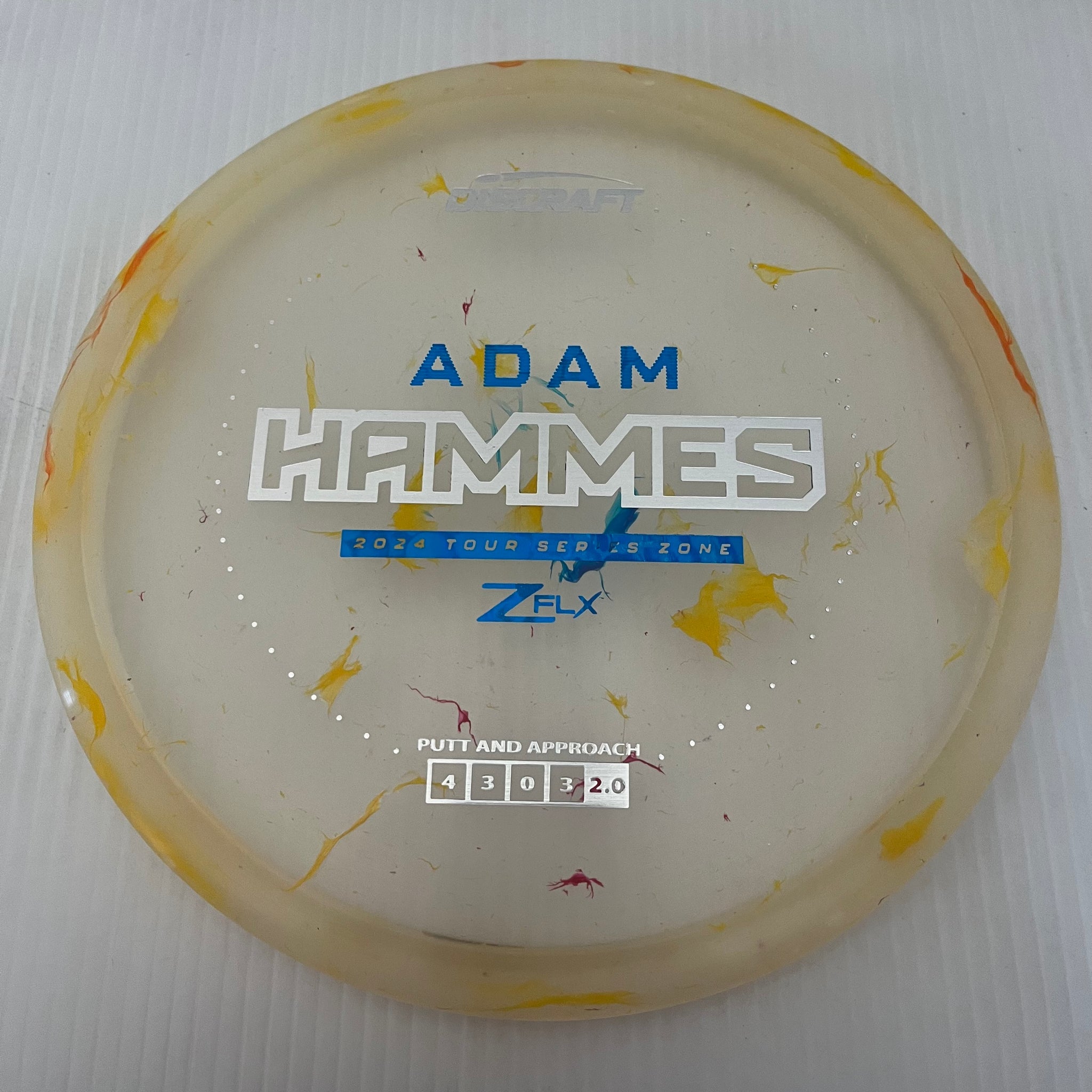 Discraft 2024 Adam Hammes Tour Series Jawbreaker Z FLX Zone 4/3/0/3