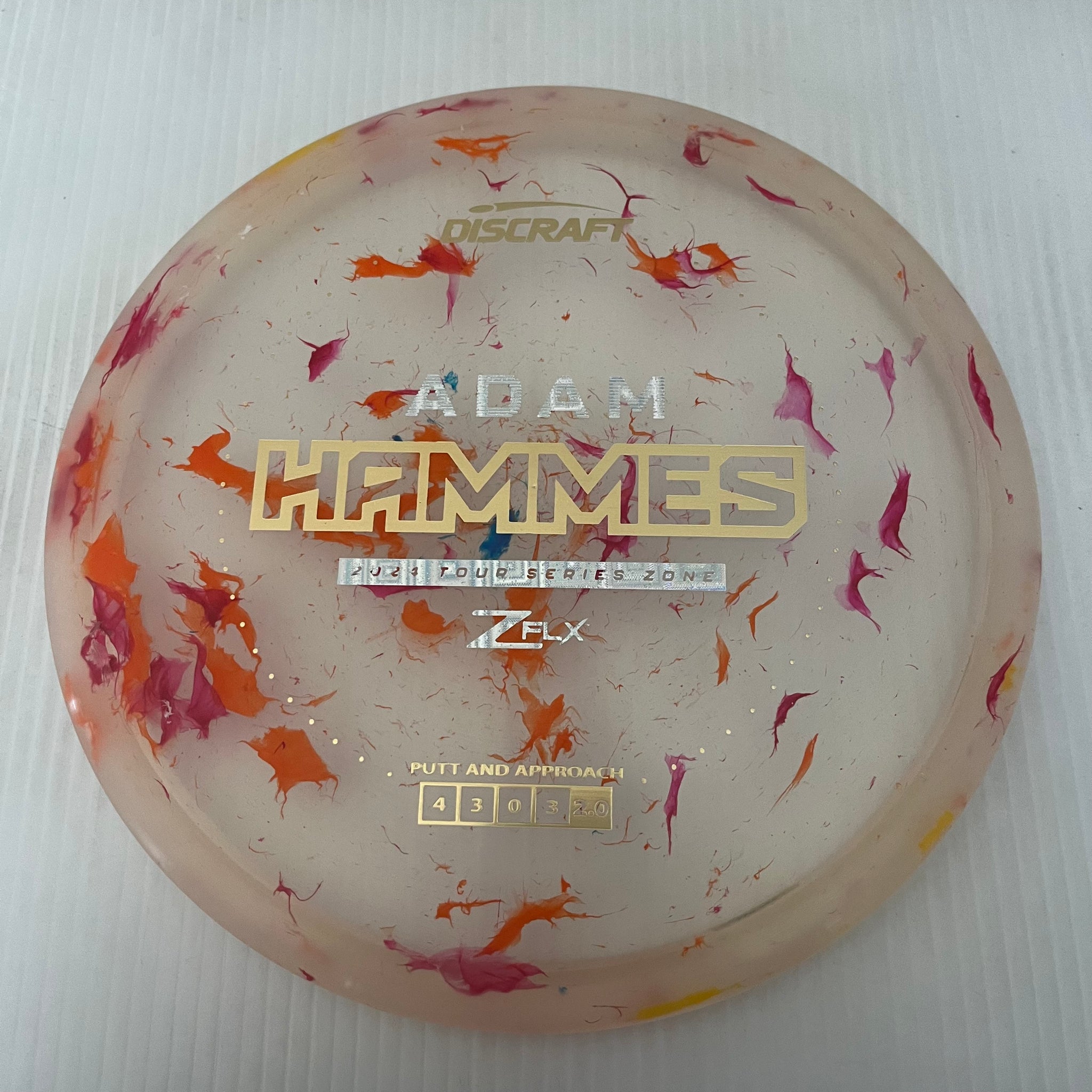Discraft 2024 Adam Hammes Tour Series Jawbreaker Z FLX Zone 4/3/0/3