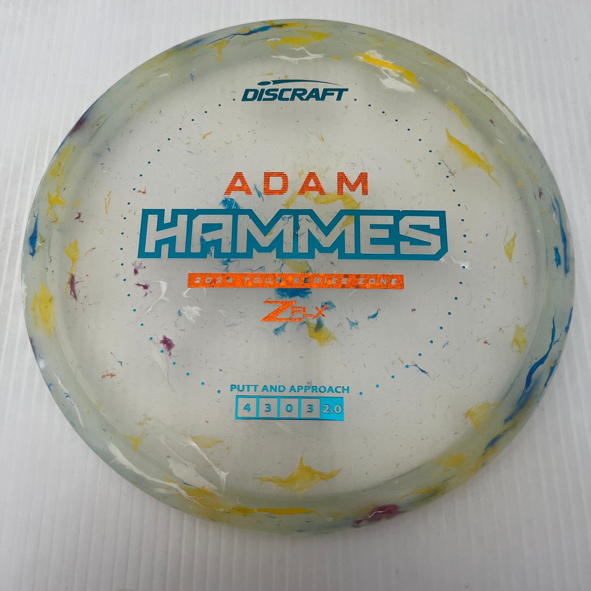 Discraft 2024 Adam Hammes Tour Series Jawbreaker Z FLX Zone 4/3/0/3