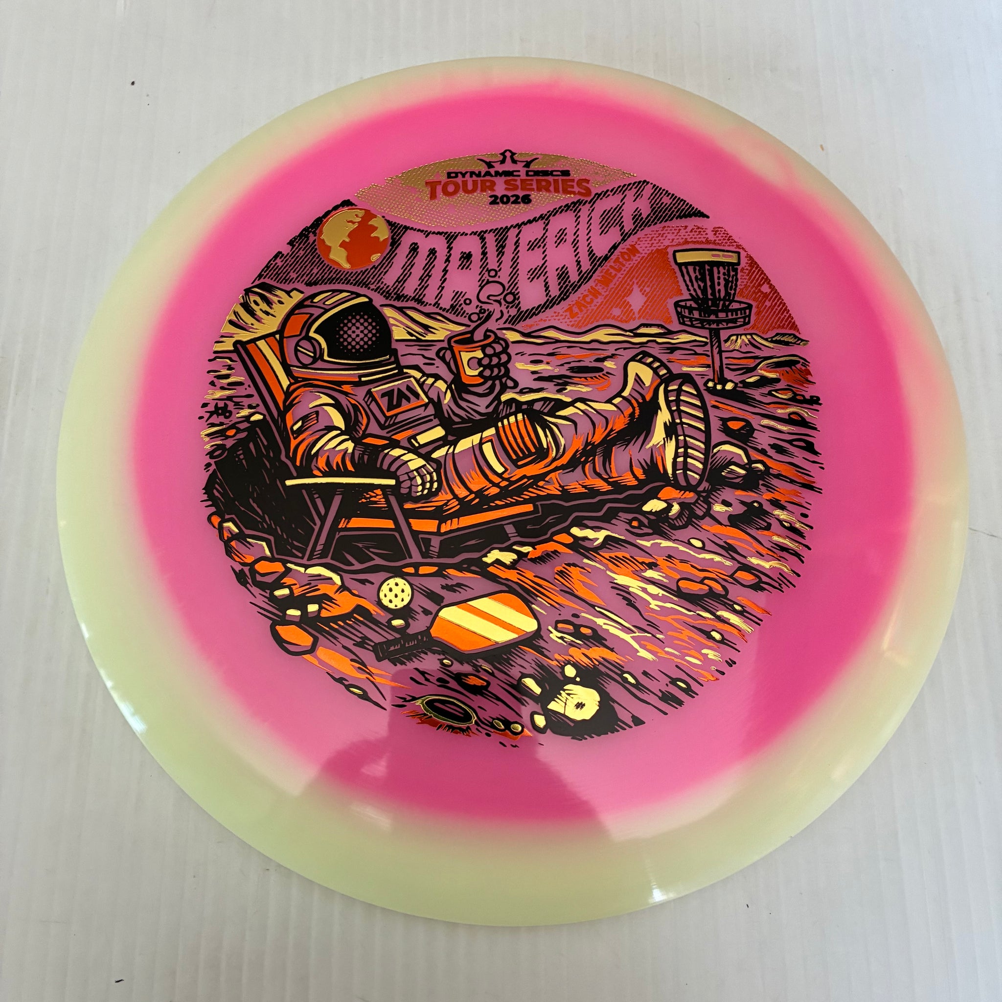 Dynamic Discs 2026 Zach Melton Lucid-X Moonshine Glow Orbit Maverick 7/4/-1.5/2