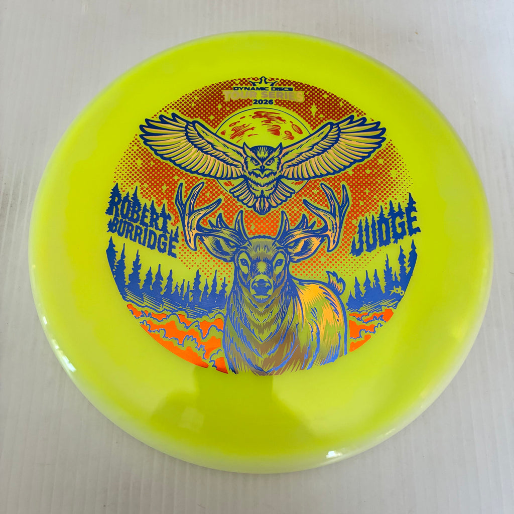 Dynamic Discs 2026 Robert Burridge Lucid-X Moonshine Glow Orbit Judge 2/4/0/1