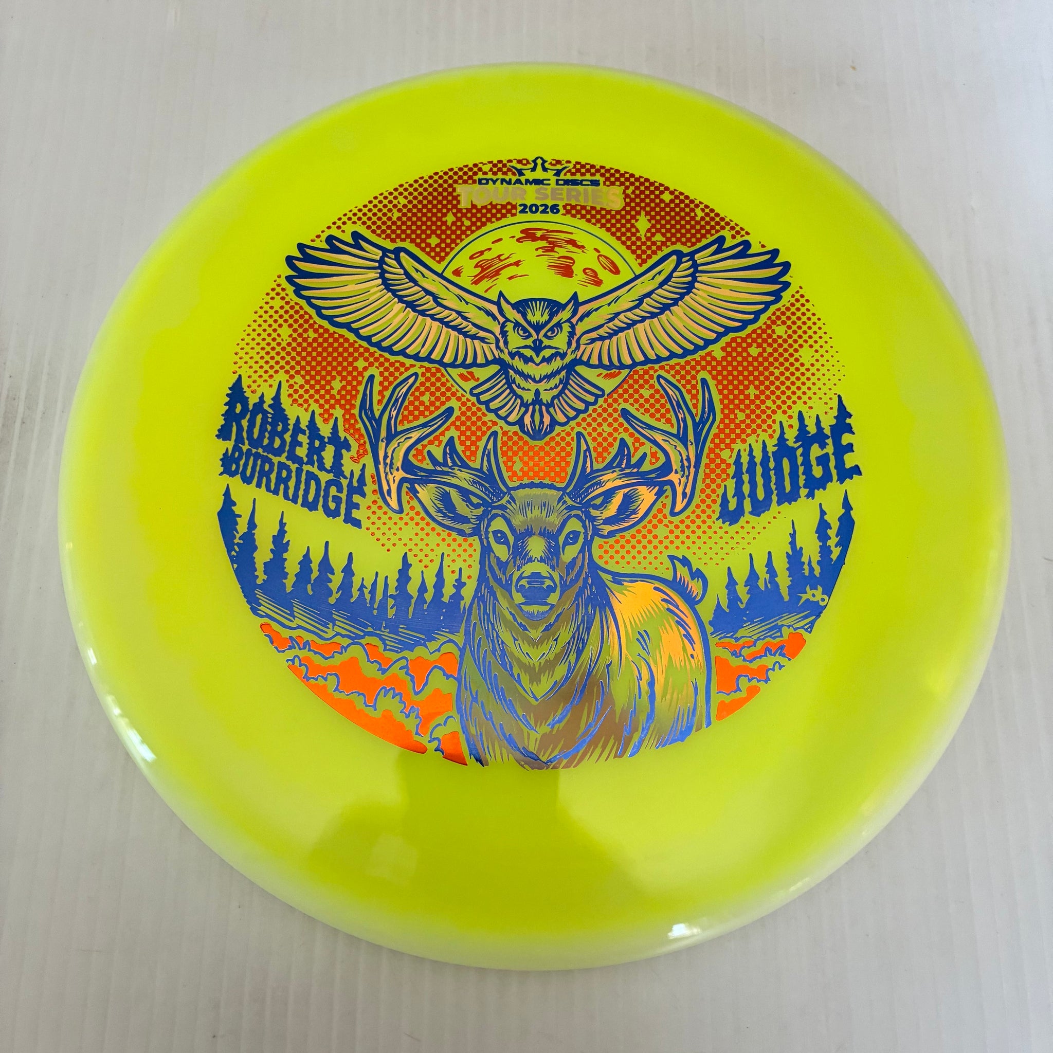 Dynamic Discs 2026 Robert Burridge Lucid-X Moonshine Glow Orbit Judge 2/4/0/1