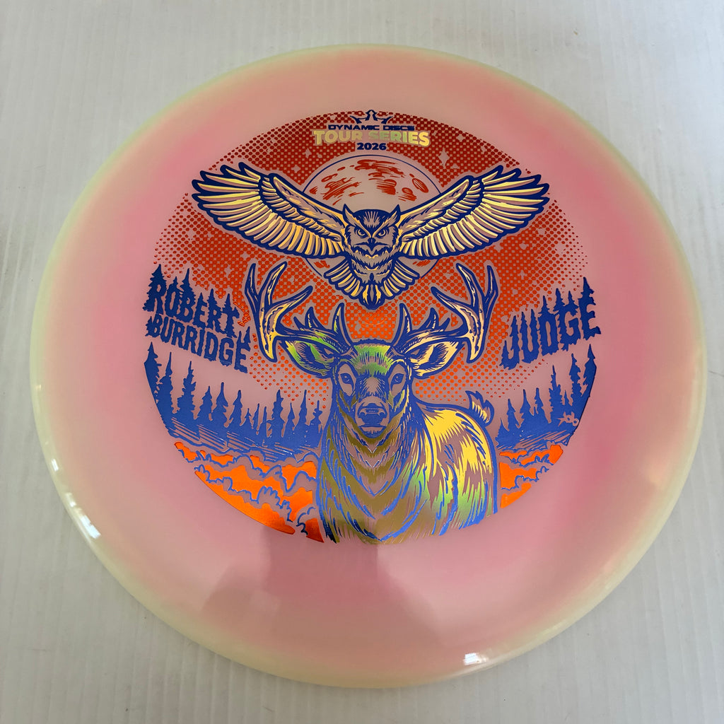 Dynamic Discs 2026 Robert Burridge Lucid-X Moonshine Glow Orbit Judge 2/4/0/1