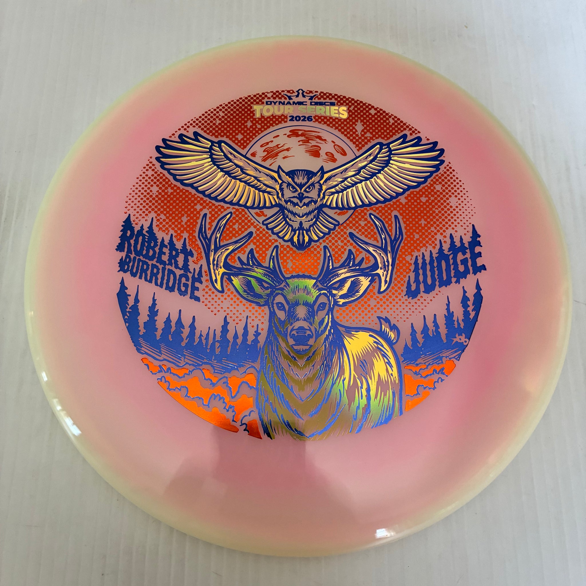 Dynamic Discs 2026 Robert Burridge Lucid-X Moonshine Glow Orbit Judge 2/4/0/1