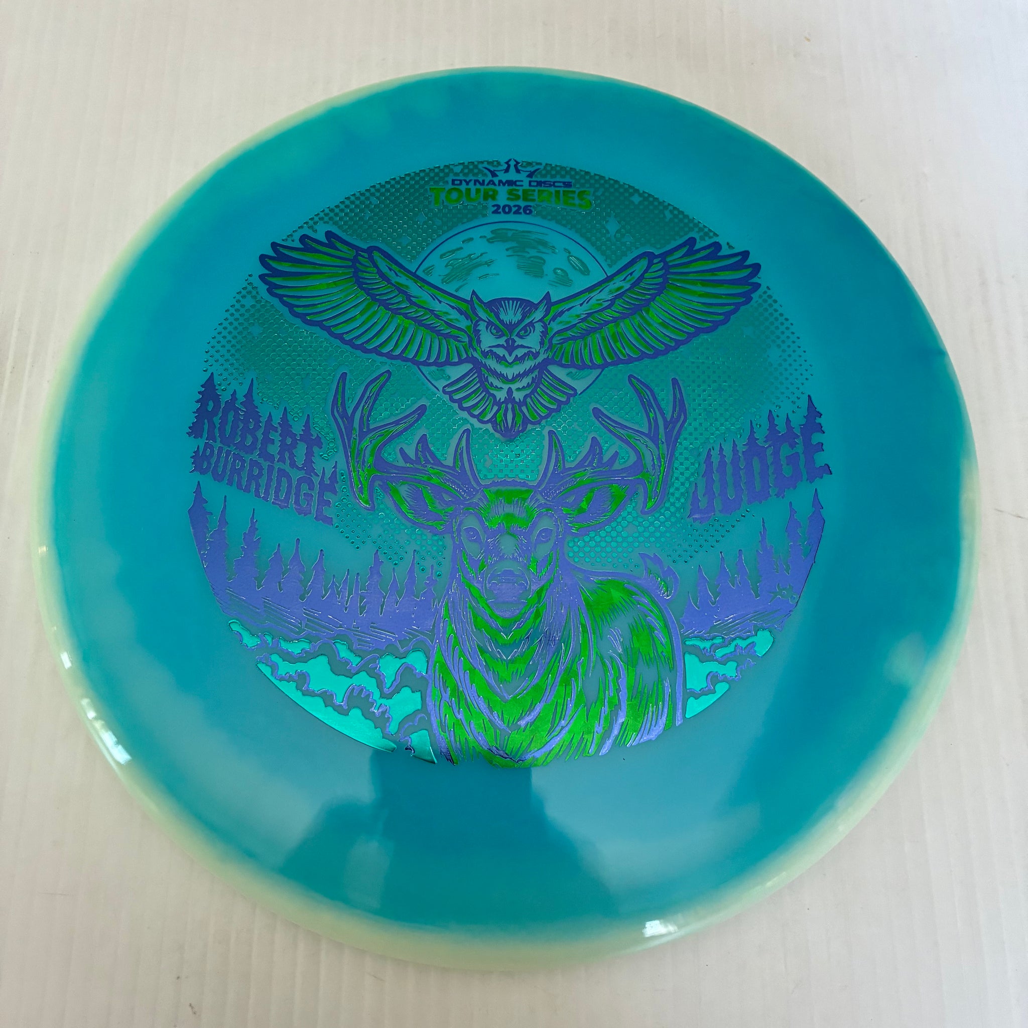 Dynamic Discs 2026 Robert Burridge Lucid-X Moonshine Glow Orbit Judge 2/4/0/1
