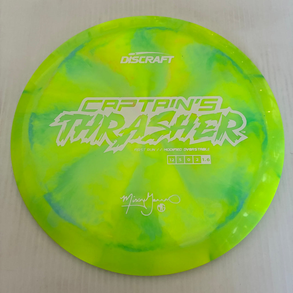 Discraft First Run Missy Gannon Swirly ESP Captain's Thrasher 12/5/0/2