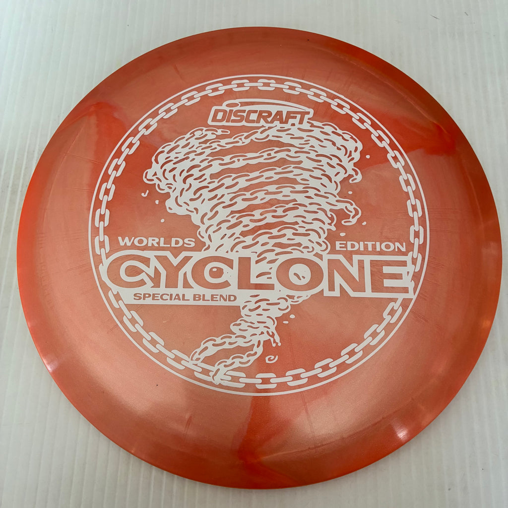 Discraft 2026 Worlds Fundraiser "Chainstorm" Tour Series Blend Cyclone 7/4/-1/2