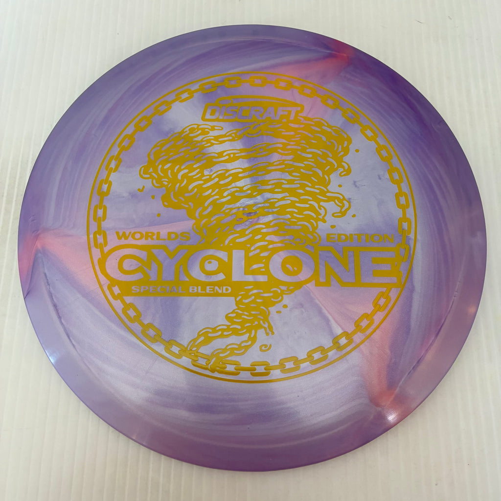 Discraft 2026 Worlds Fundraiser "Chainstorm" Tour Series Blend Cyclone 7/4/-1/2