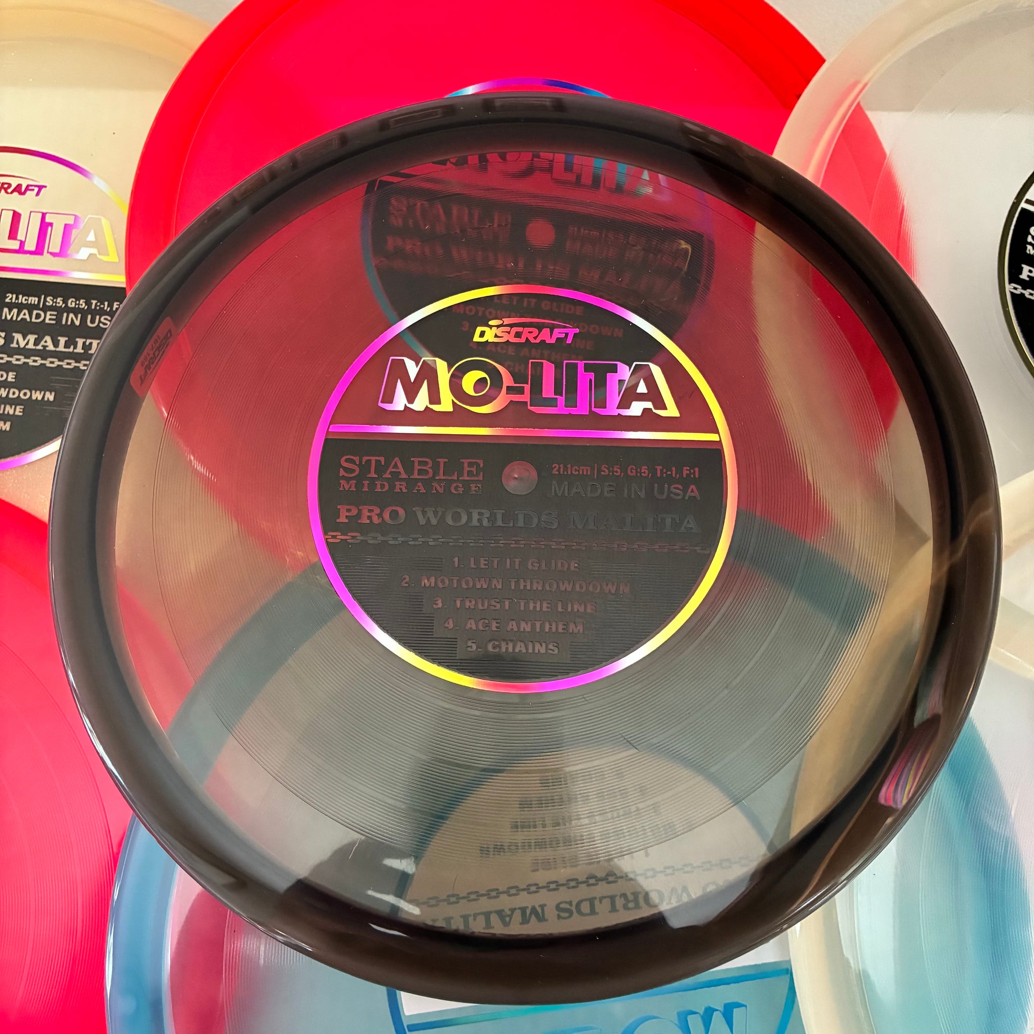 Discraft 2026 Worlds Fundraiser "Mo-Lita" Records Z Malita 5/5/-1/1
