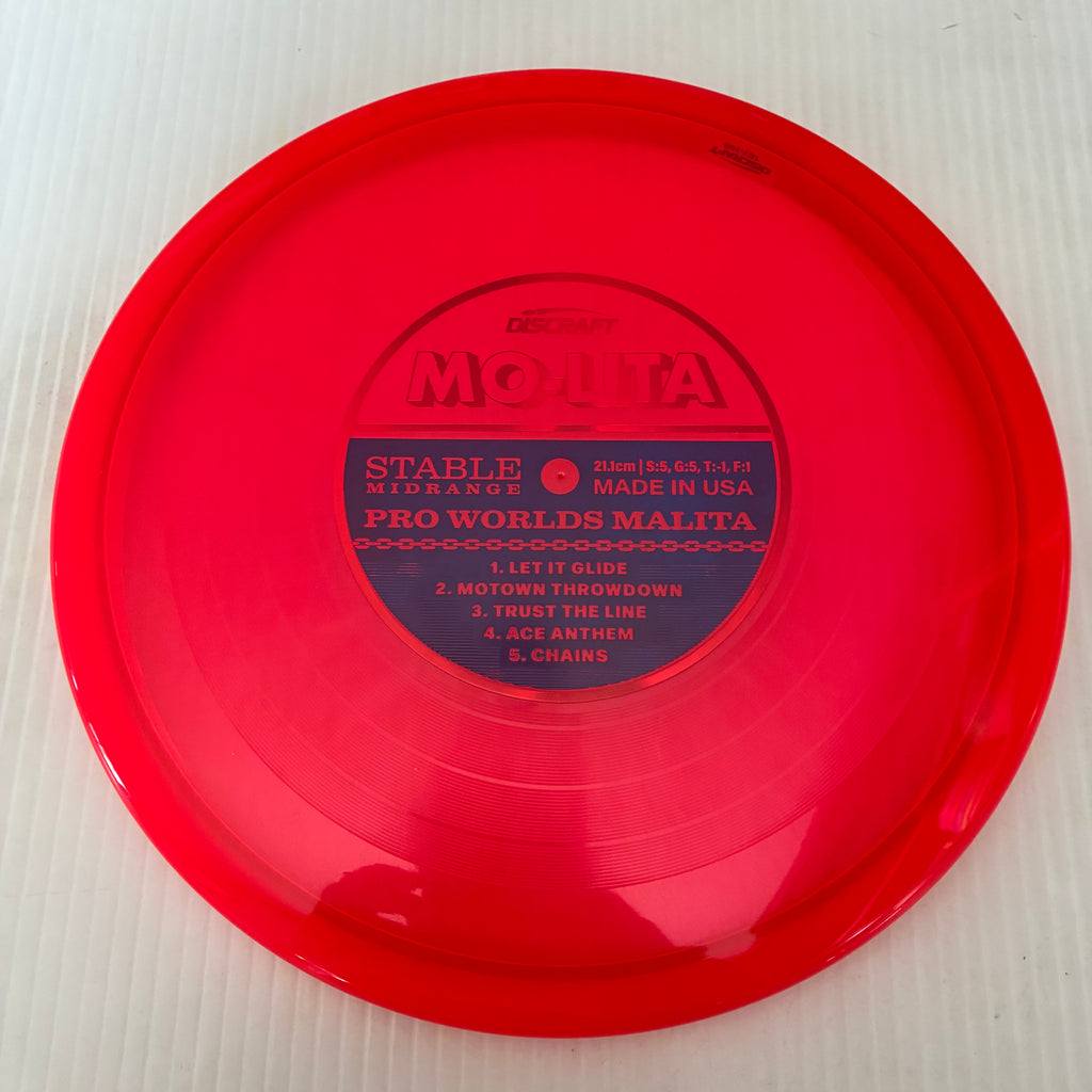 Discraft 2026 Worlds Fundraiser "Mo-Lita" Records Z Malita 5/5/-1/1
