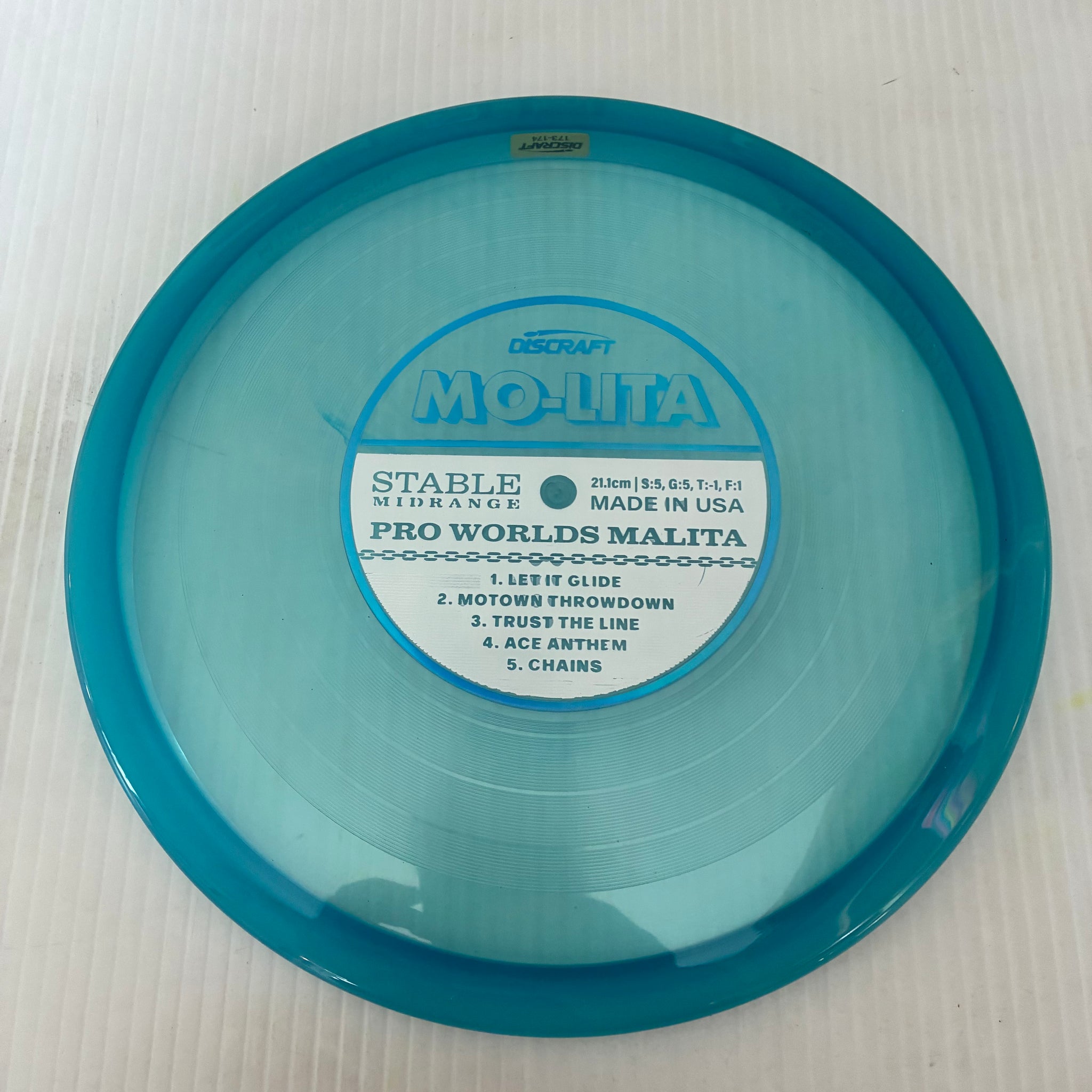 Discraft 2026 Worlds Fundraiser "Mo-Lita" Records Z Malita 5/5/-1/1