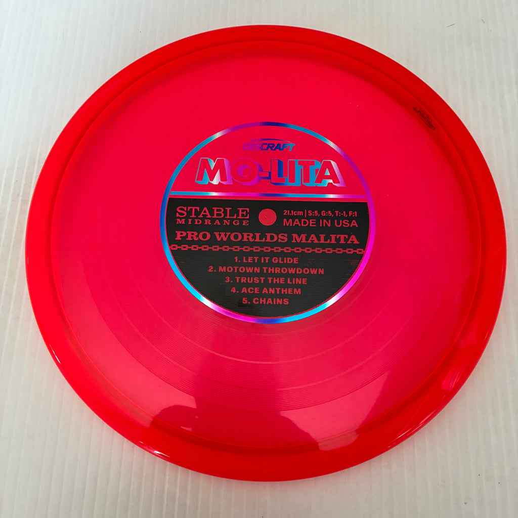 Discraft 2026 Worlds Fundraiser "Mo-Lita" Records Z Malita 5/5/-1/1