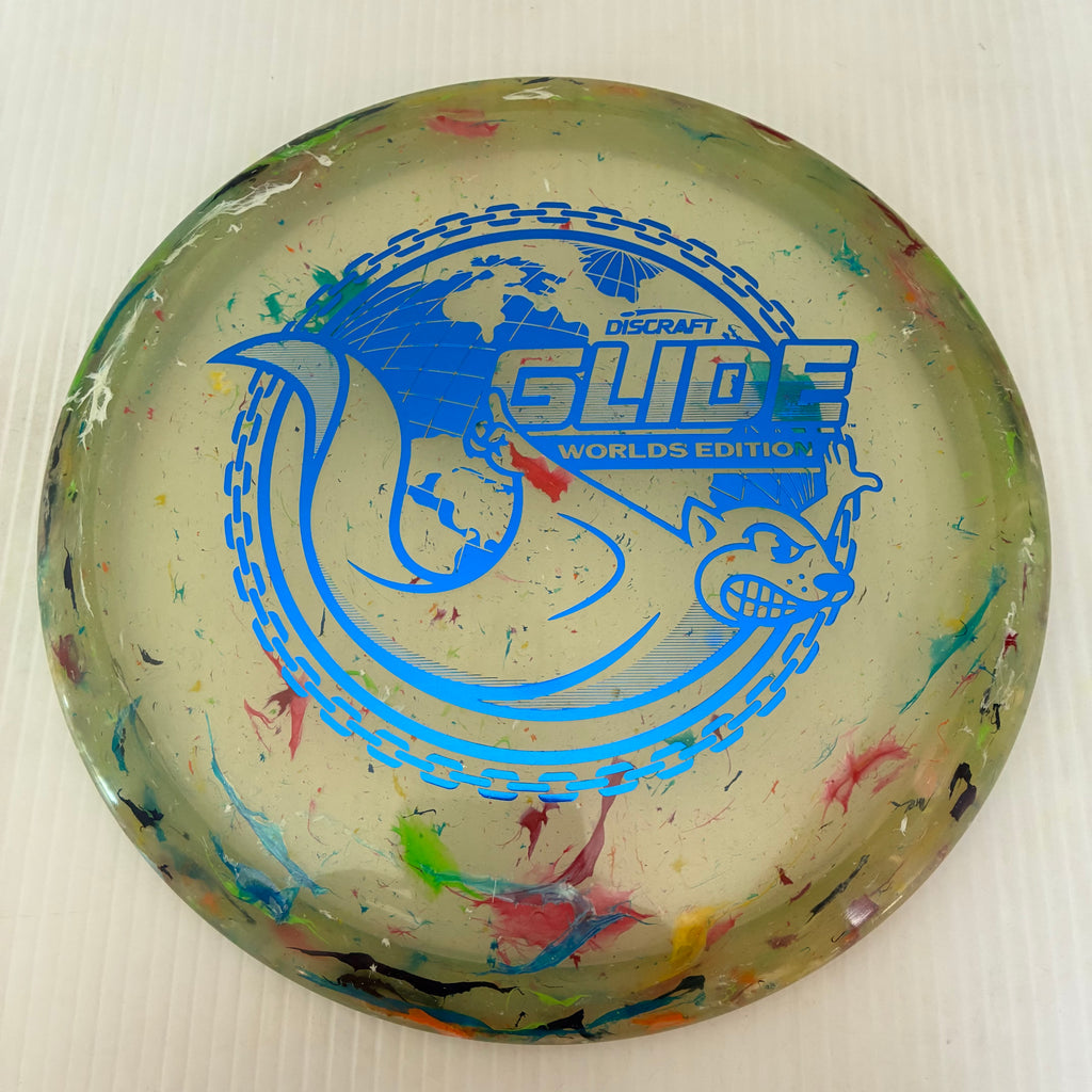 Discraft 2026 Worlds Fundraiser "Around the World" Jawbreaker Z FLX Glide 6/5/-3/2