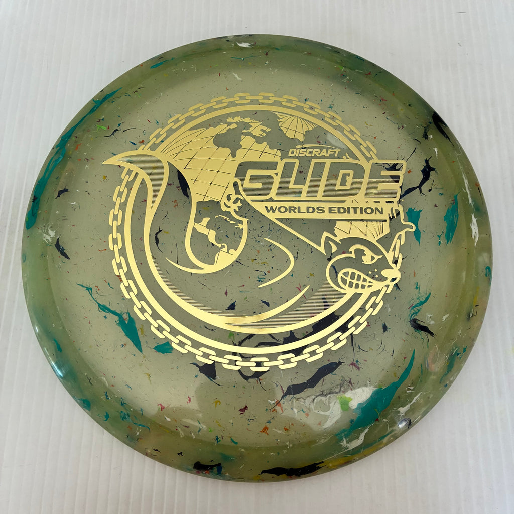 Discraft 2026 Worlds Fundraiser "Around the World" Jawbreaker Z FLX Glide 6/5/-3/2