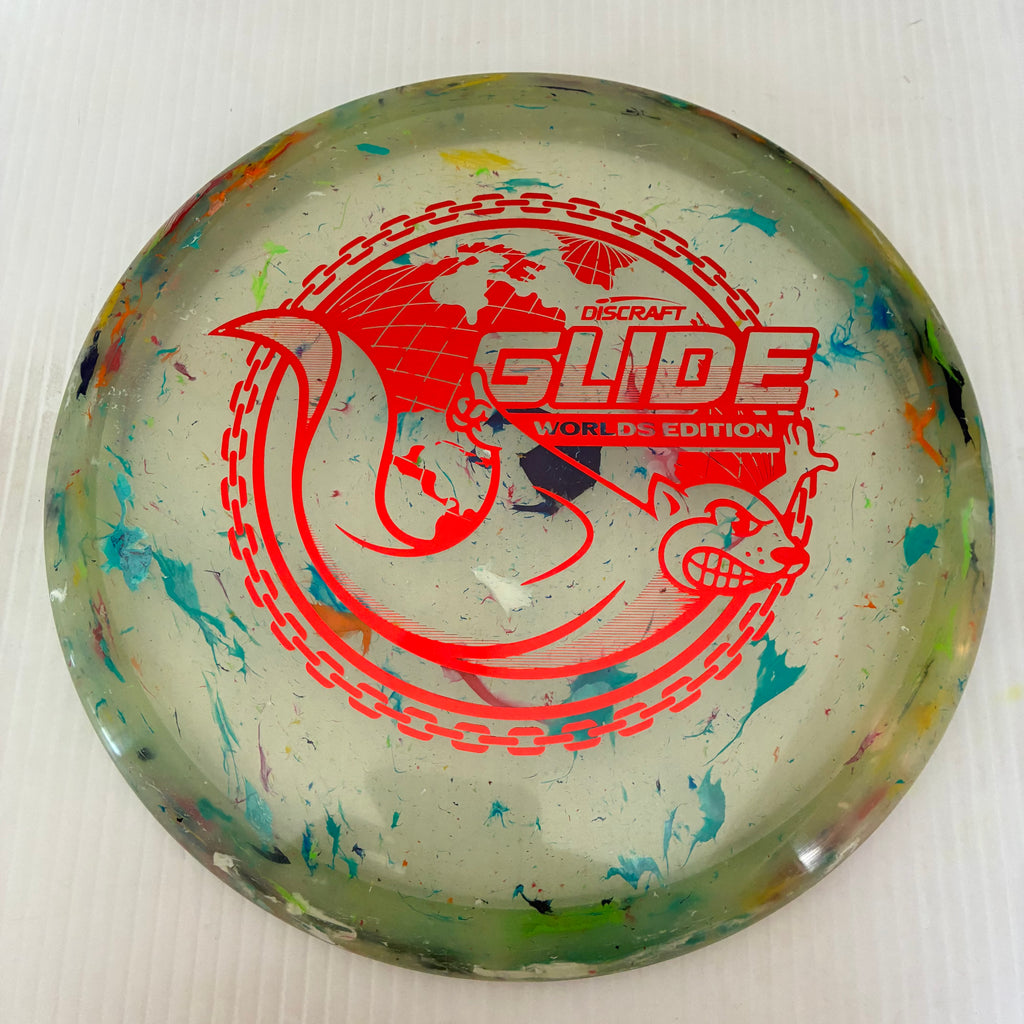 Discraft 2026 Worlds Fundraiser "Around the World" Jawbreaker Z FLX Glide 6/5/-3/2