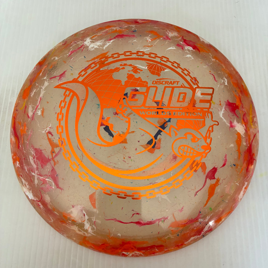 Discraft 2026 Worlds Fundraiser "Around the World" Jawbreaker Z FLX Glide 6/5/-3/2