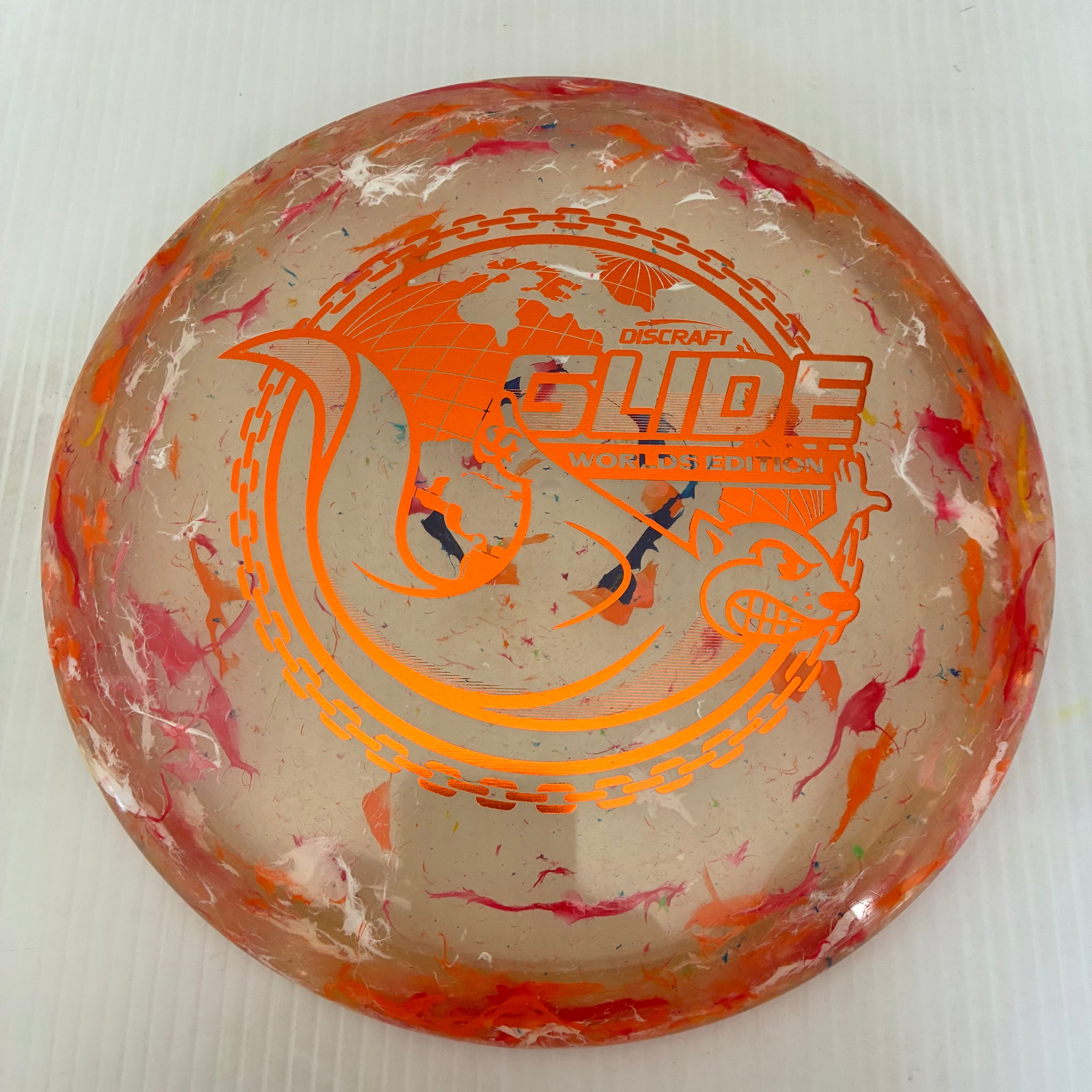 Discraft 2026 Worlds Fundraiser "Around the World" Jawbreaker Z FLX Glide 6/5/-3/2