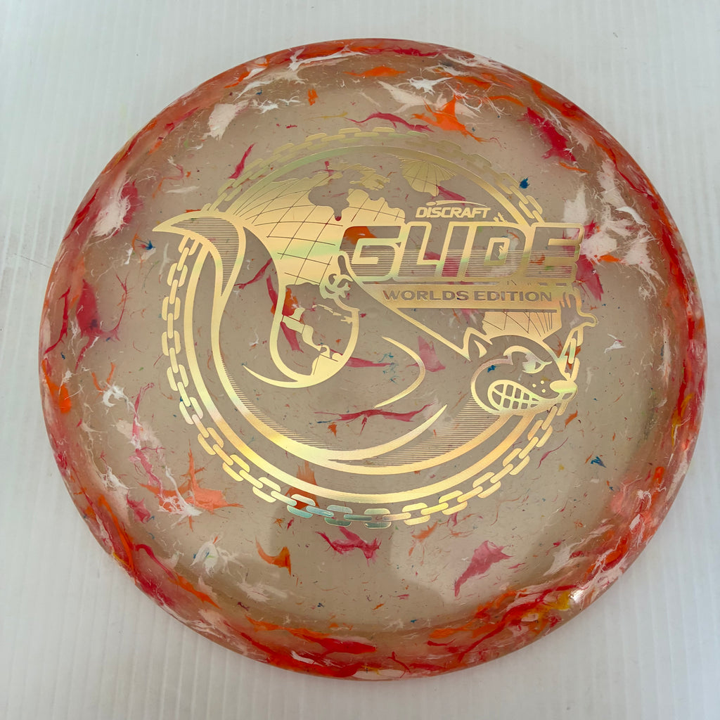Discraft 2026 Worlds Fundraiser "Around the World" Jawbreaker Z FLX Glide 6/5/-3/2