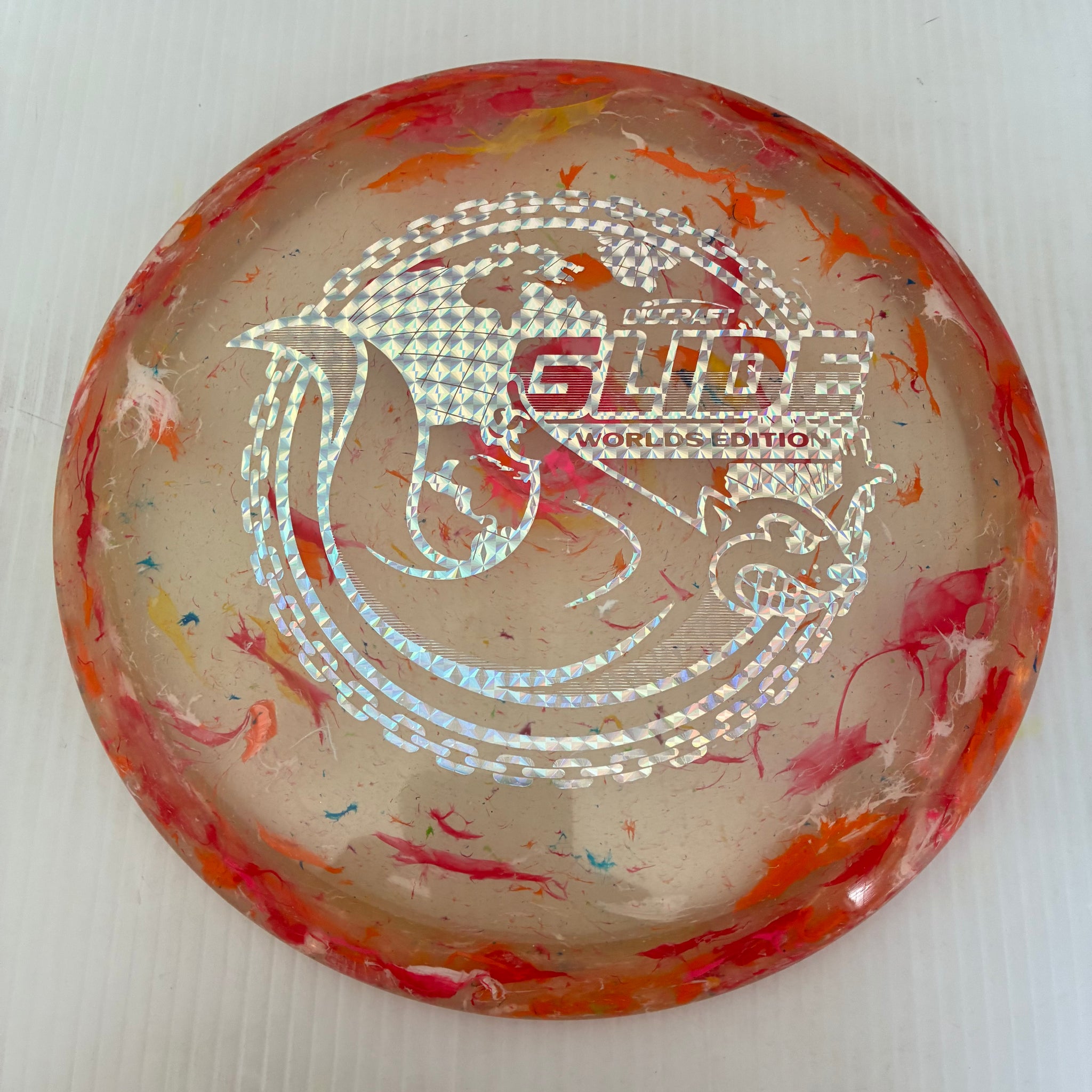 Discraft 2026 Worlds Fundraiser "Around the World" Jawbreaker Z FLX Glide 6/5/-3/2