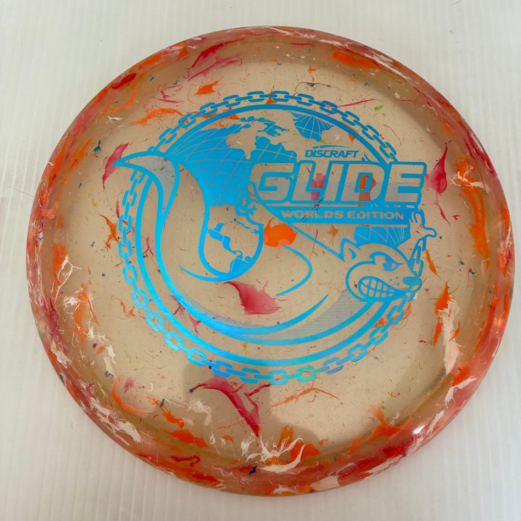 Discraft 2026 Worlds Fundraiser "Around the World" Jawbreaker Z FLX Glide 6/5/-3/2