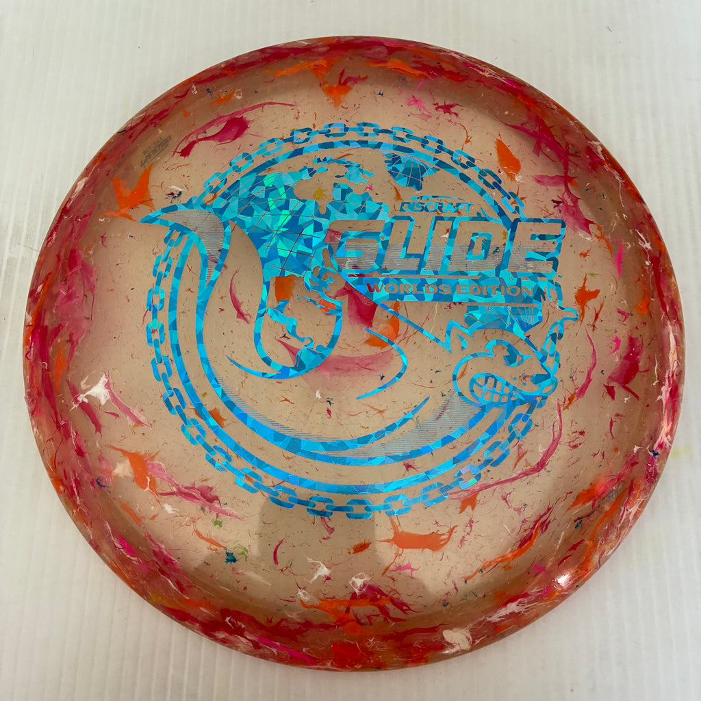 Discraft 2026 Worlds Fundraiser "Around the World" Jawbreaker Z FLX Glide 6/5/-3/2