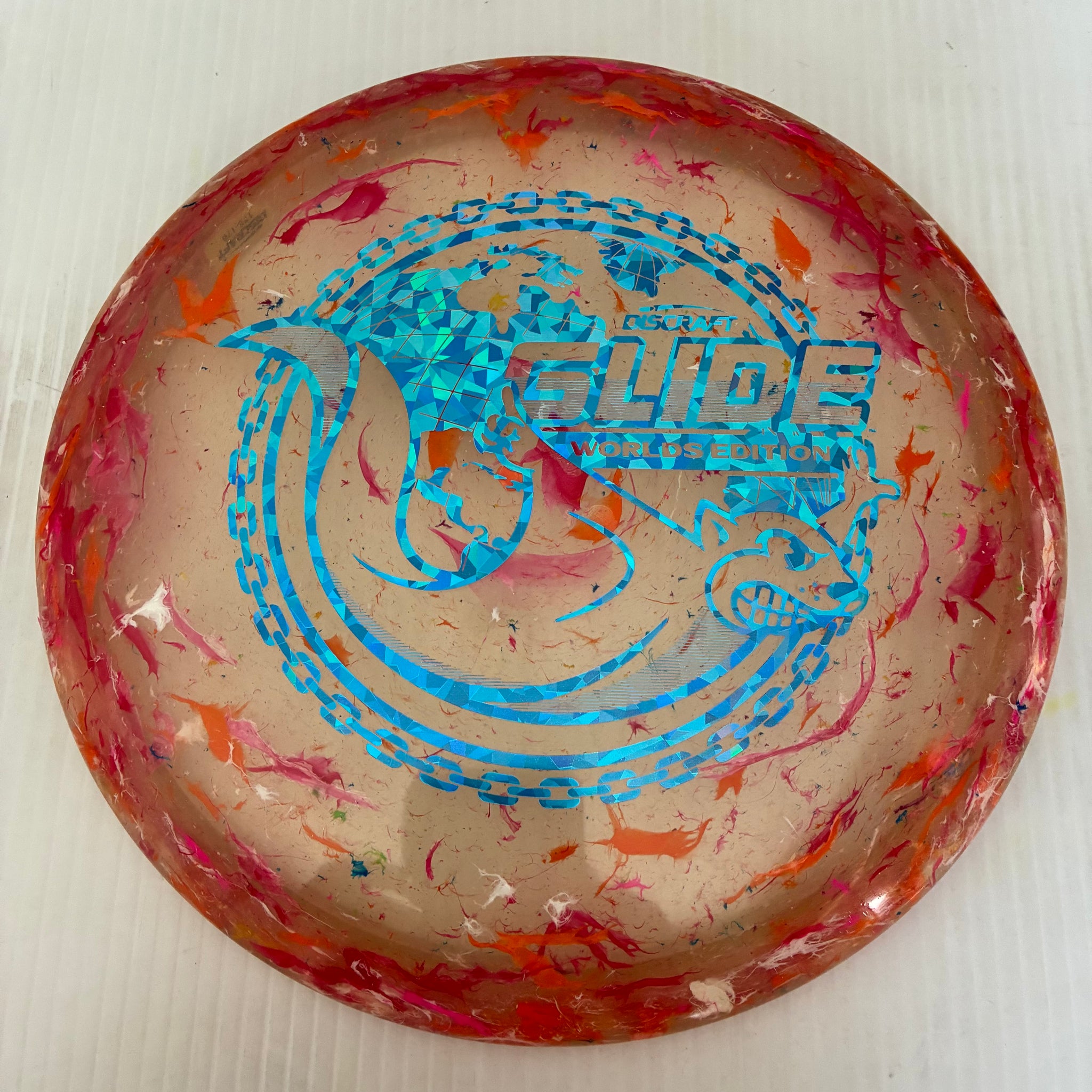 Discraft 2026 Worlds Fundraiser "Around the World" Jawbreaker Z FLX Glide 6/5/-3/2