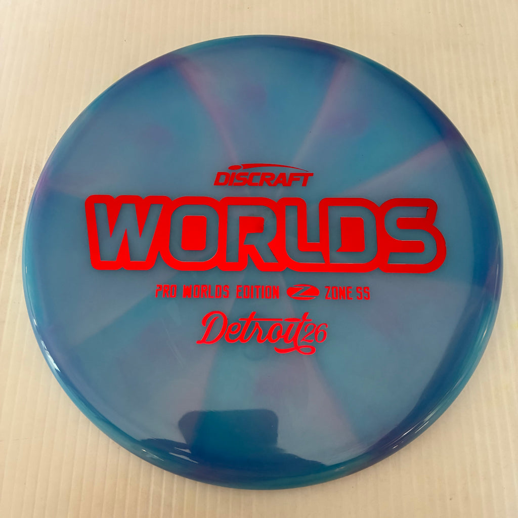 Discraft 2026 Worlds Fundraiser Tour Series Swirl Z Zone SS 4/4/-1/2