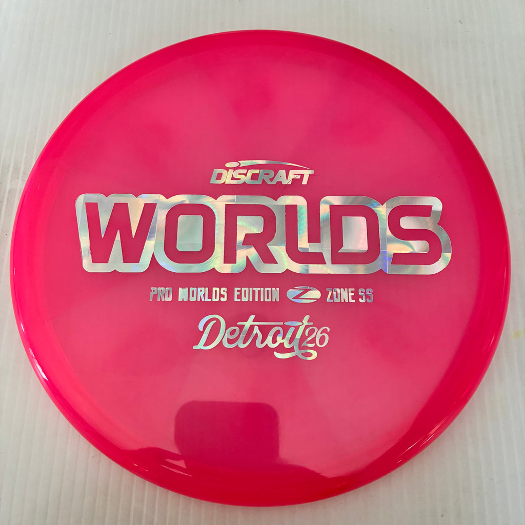 Discraft 2026 Worlds Fundraiser Tour Series Swirl Z Zone SS 4/4/-1/2