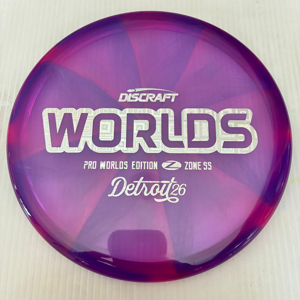 Discraft 2026 Worlds Fundraiser Tour Series Swirl Z Zone SS 4/4/-1/2