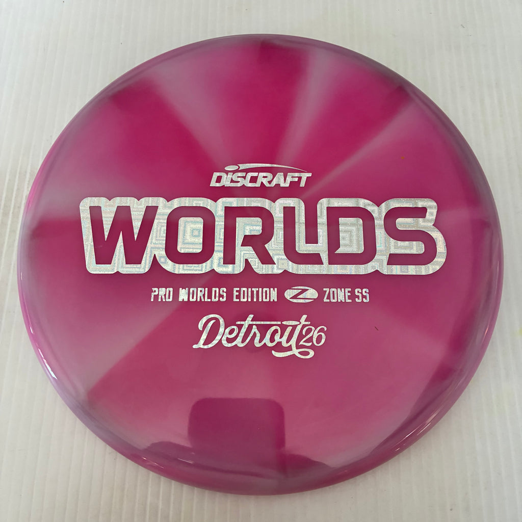 Discraft 2026 Worlds Fundraiser Tour Series Swirl Z Zone SS 4/4/-1/2