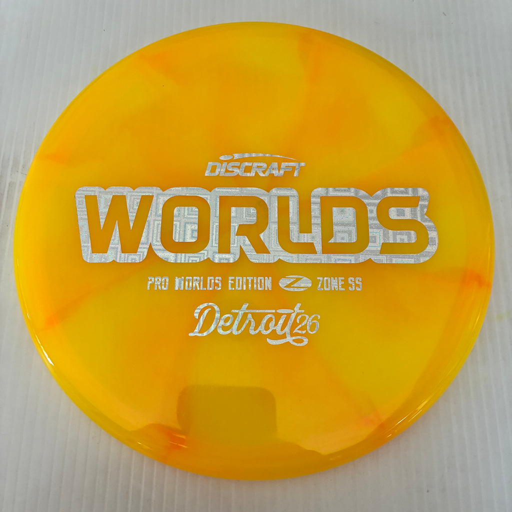 Discraft 2026 Worlds Fundraiser Tour Series Swirl Z Zone SS 4/4/-1/2